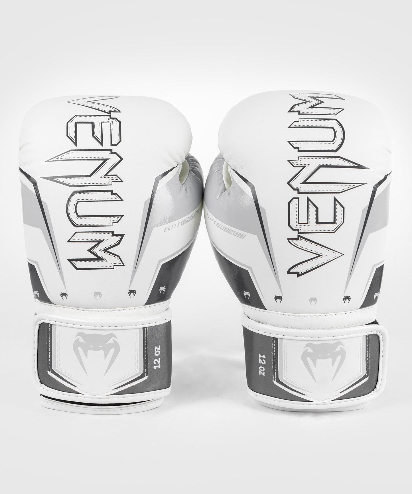 Gants de Boxe Venum Elite Evo - Gris/Blanc