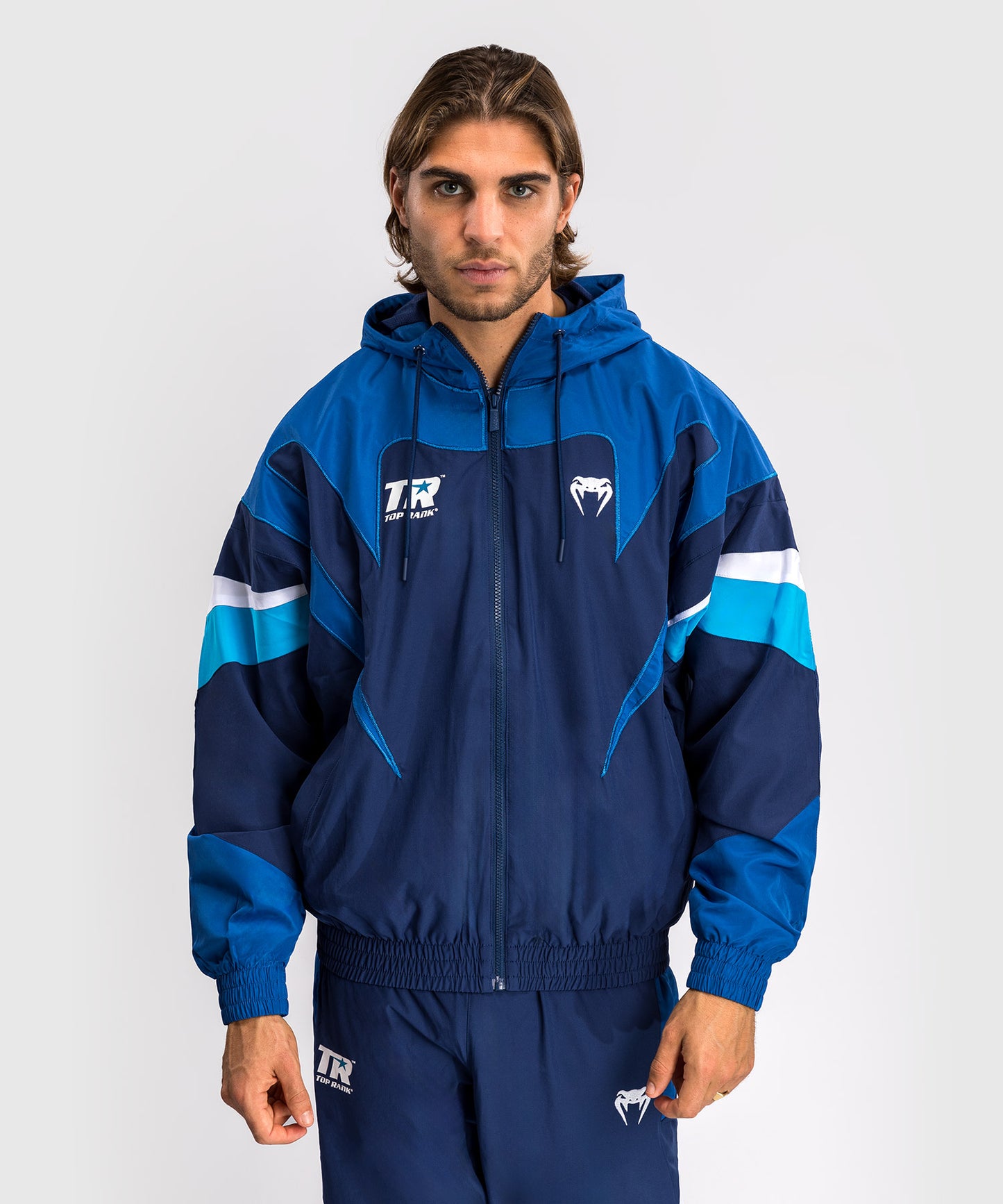 Veste à Capuche Venum x Top Rank Original pour Hommes - Bleu Marine