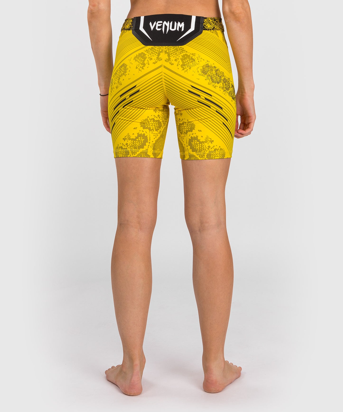 Short de compression Long Fit pour Femmes UFC Adrenaline by Venum Authentic Fight Night - Jaune