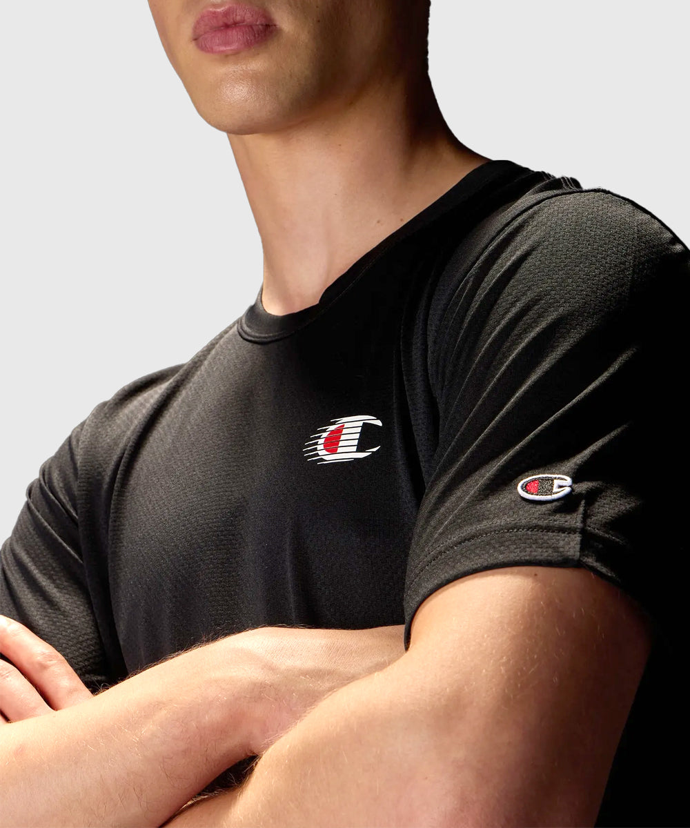 T-Shirt De Sport Champion En Mesh - Noir