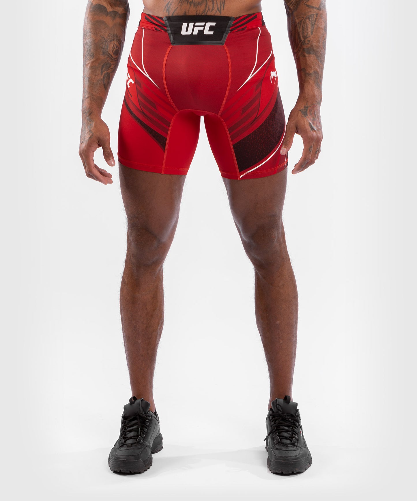 Short de compression pour Hommes UFC Venum Authentic Fight Night - Coupe Longue - Rouge