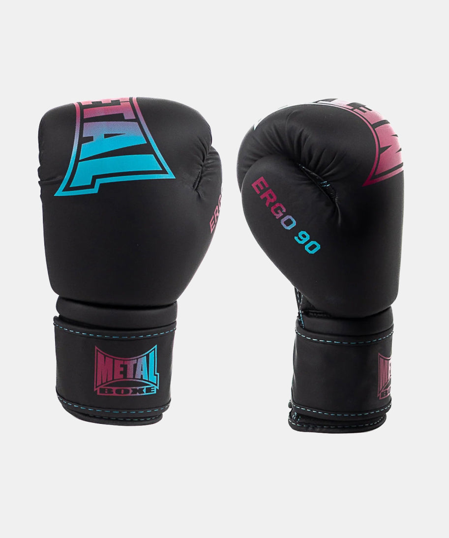 Metal Boxe Ergo 90 Vice Boxing Gloves - Black