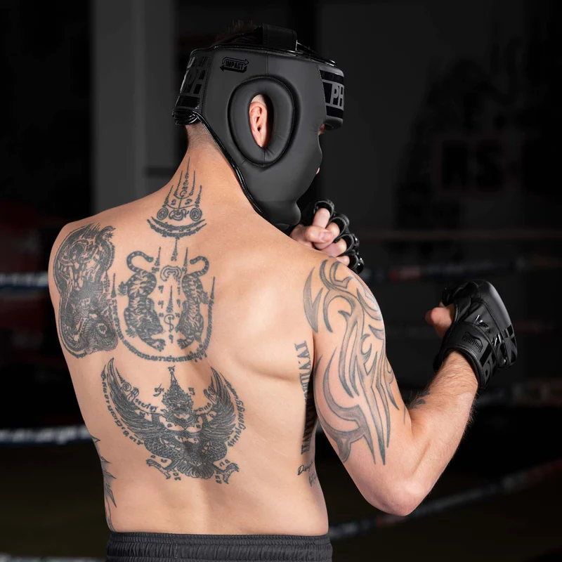 Boxhelm Phantom Athletics Apex Full Face - Schwarz