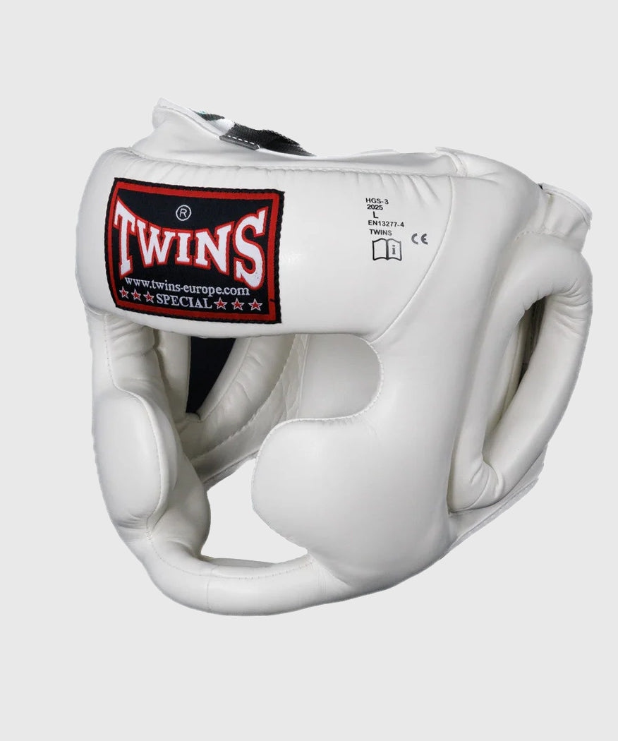 Casque De Boxe Twins - Blanc