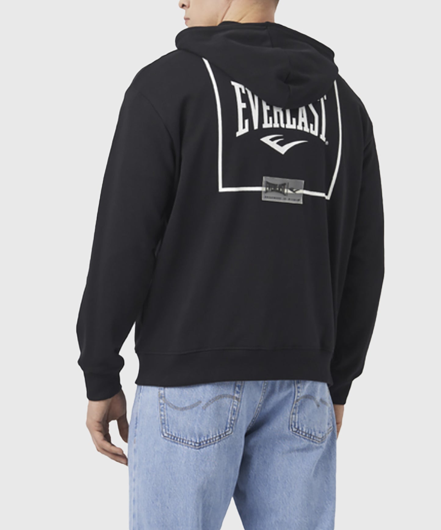 Everlast Back Square Zipped Sweatshirt - Black