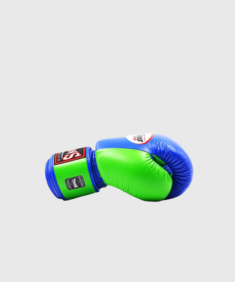 Gants De Boxe Twins Bgvl3 Air - Bleu/Vert
