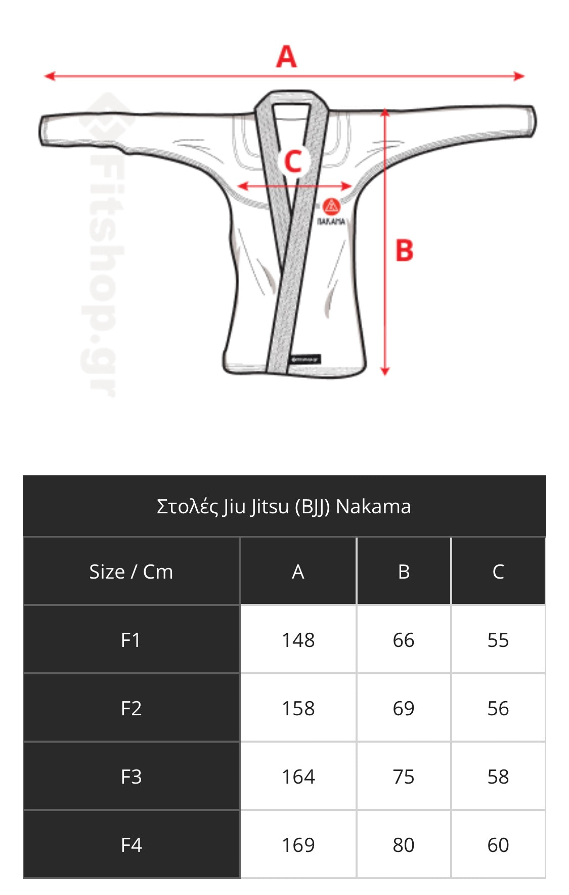 Nakama Shirubia Kimono JJB Women – Black