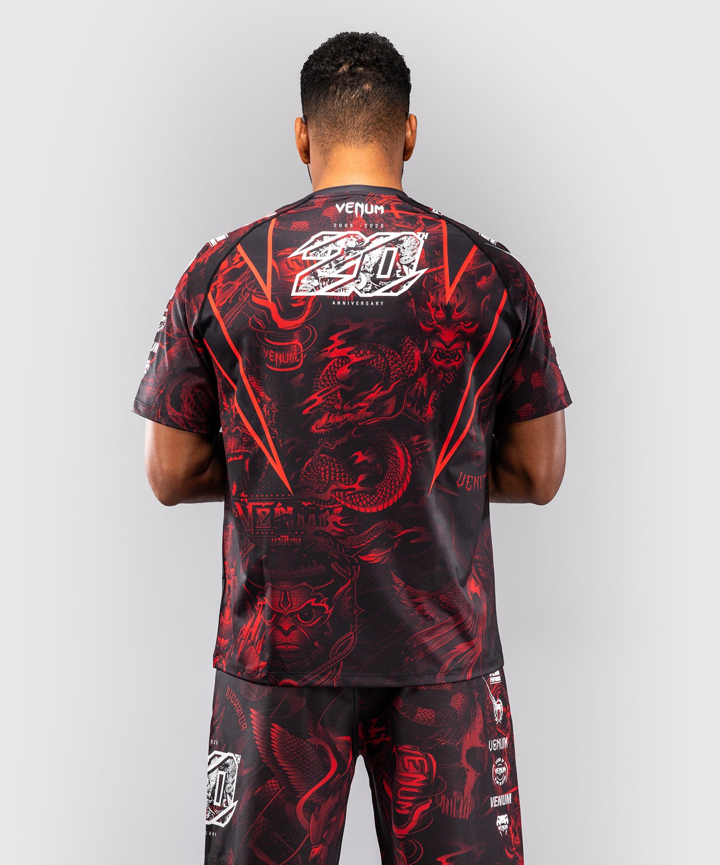 Venum 20th Anniversary Maglietta Dry Tech - Nero/Rosso