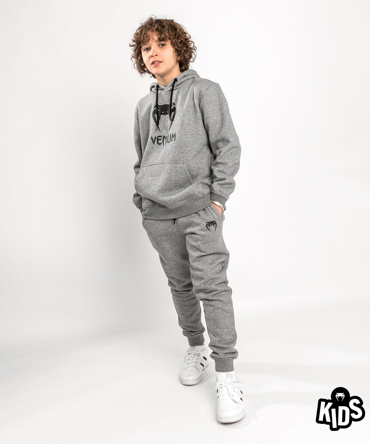 Pantalon de Jogging Venum Classic - Pour Enfants - Gris Chiné
