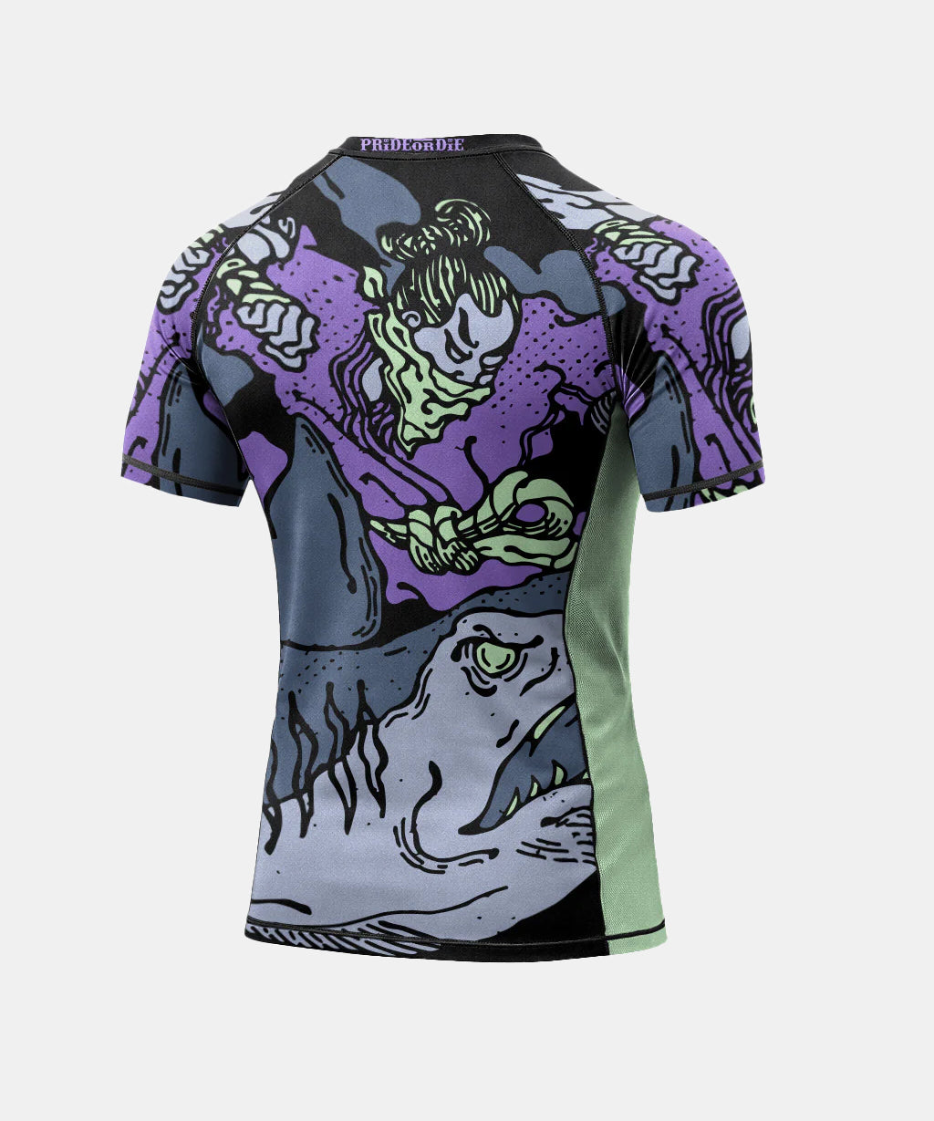 Pride Or Die Dangerous Water V.2 Short Sleeve Rashguard - Black