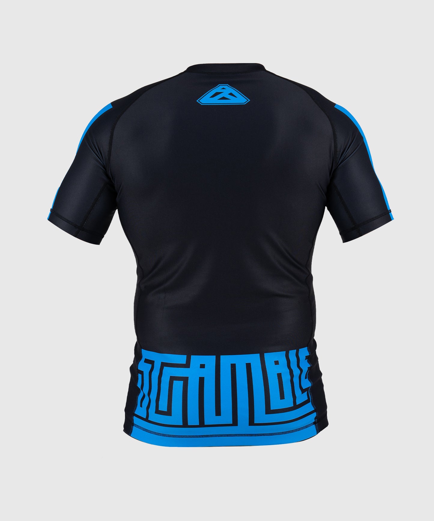 Rashguard À Manches Courtes Scramble Ranked - Bleu