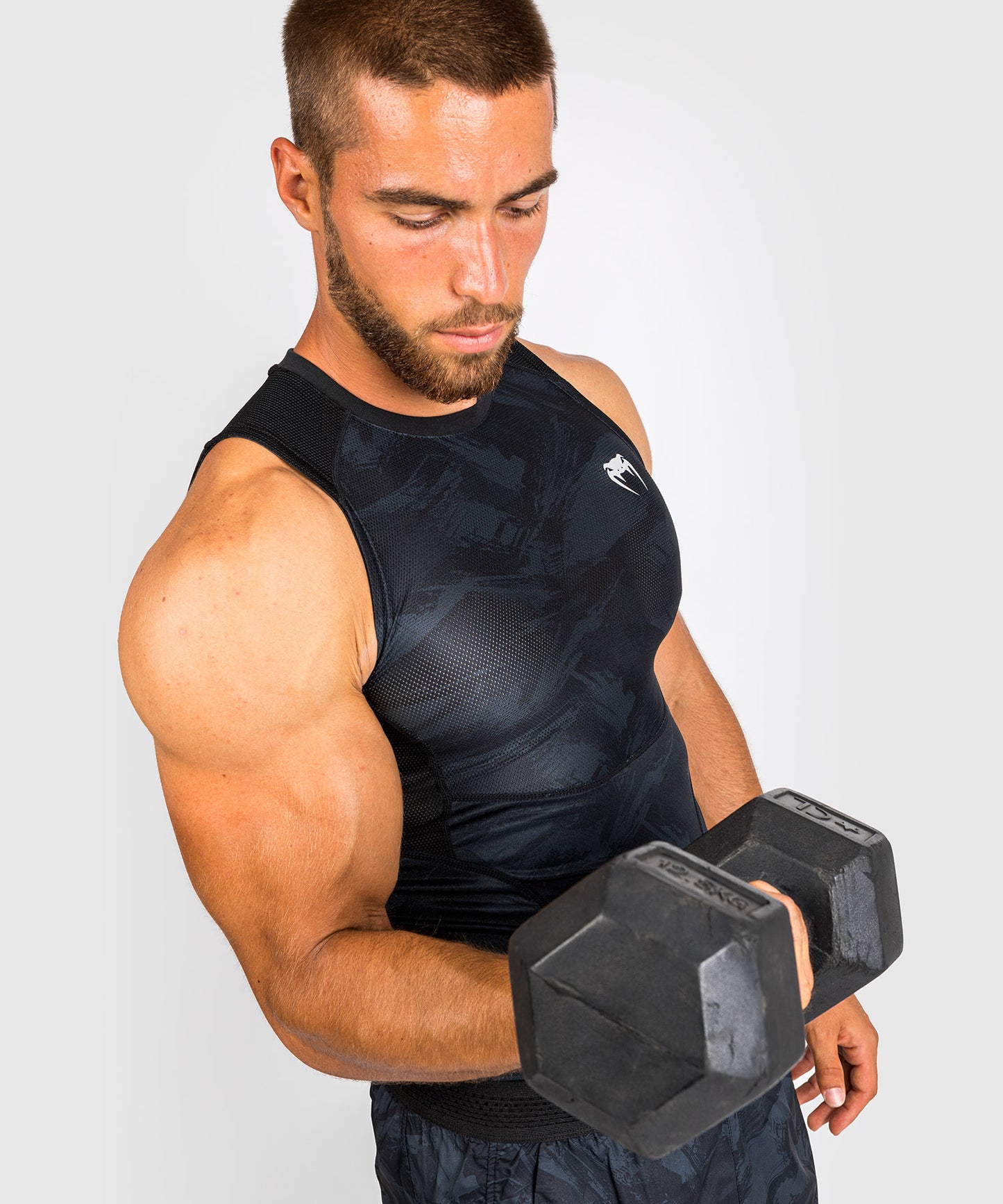 Venum Electron 3.0 Compression Tank Top - Schwarz