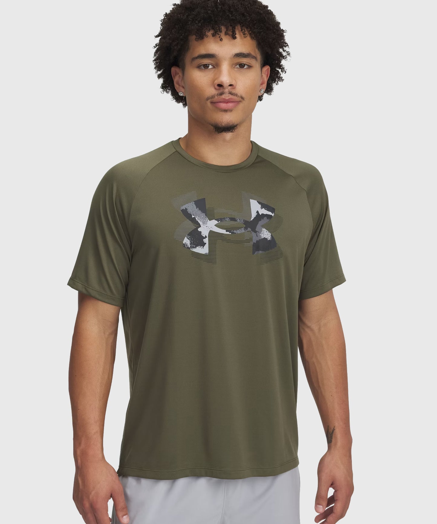 Under Armour Ua Tech Print Fill T-Shirt - Khaki