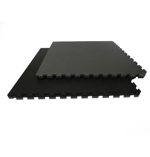 Tatami Puzzle 100x100x4cm (x5) - Noir/Gris