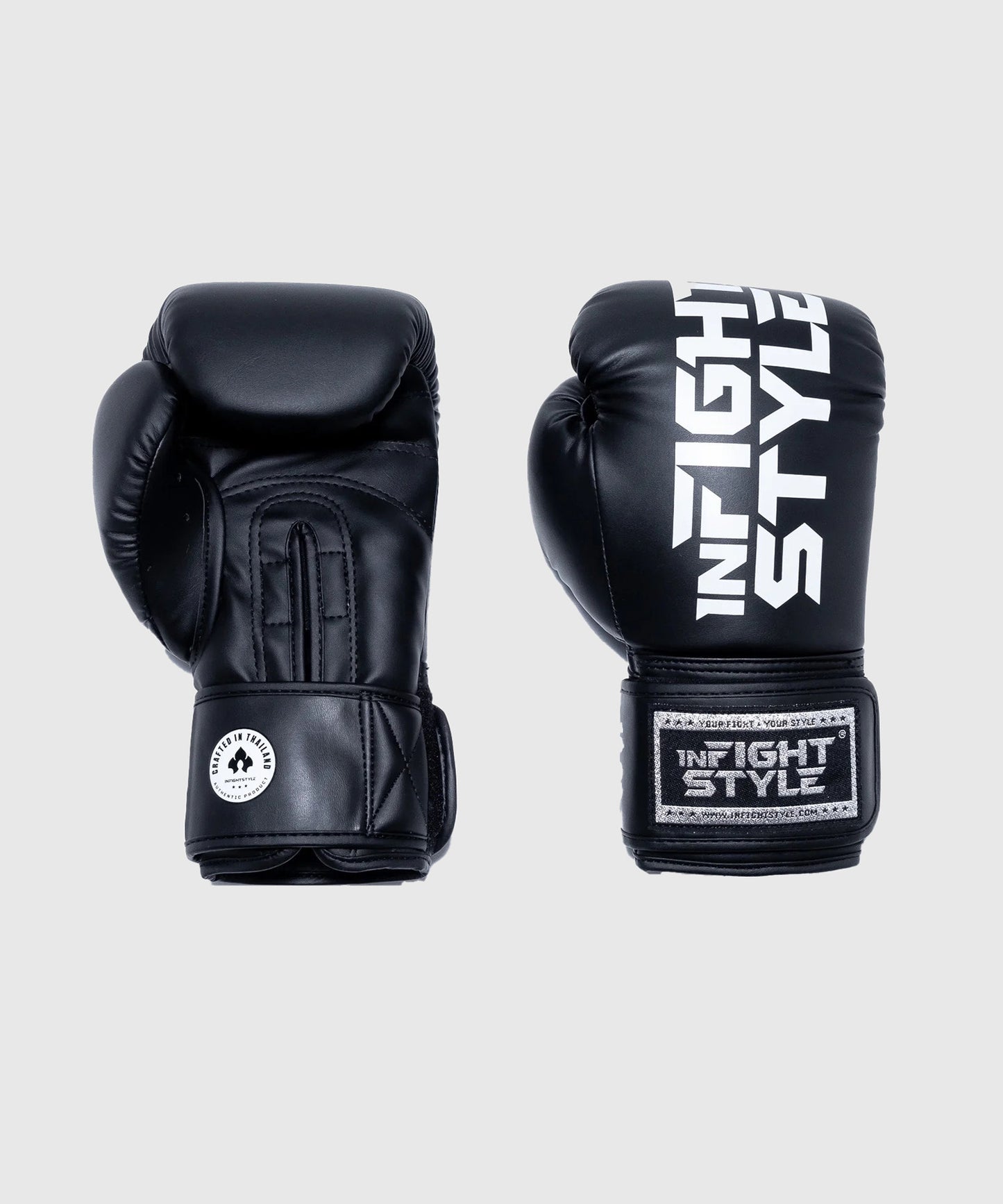 Infightstyle Pro Compact Boxing Gloves - Black