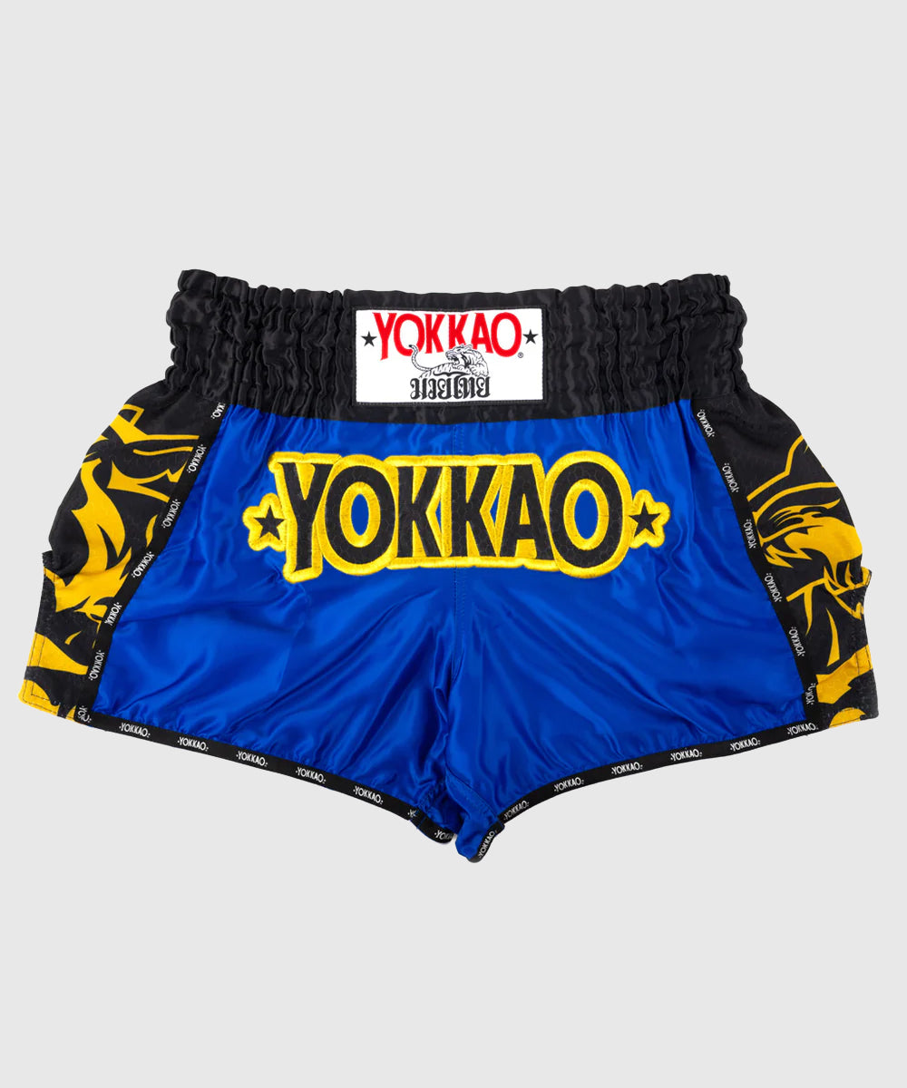 Yokkao Original Oro Muay Thai Shorts - Blau