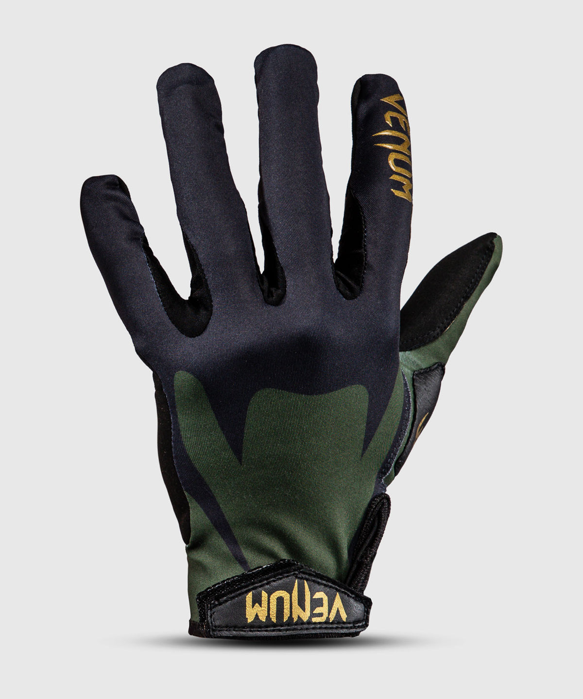 Venum MX Summer Motorbike Gloves - Black/Green/Gold