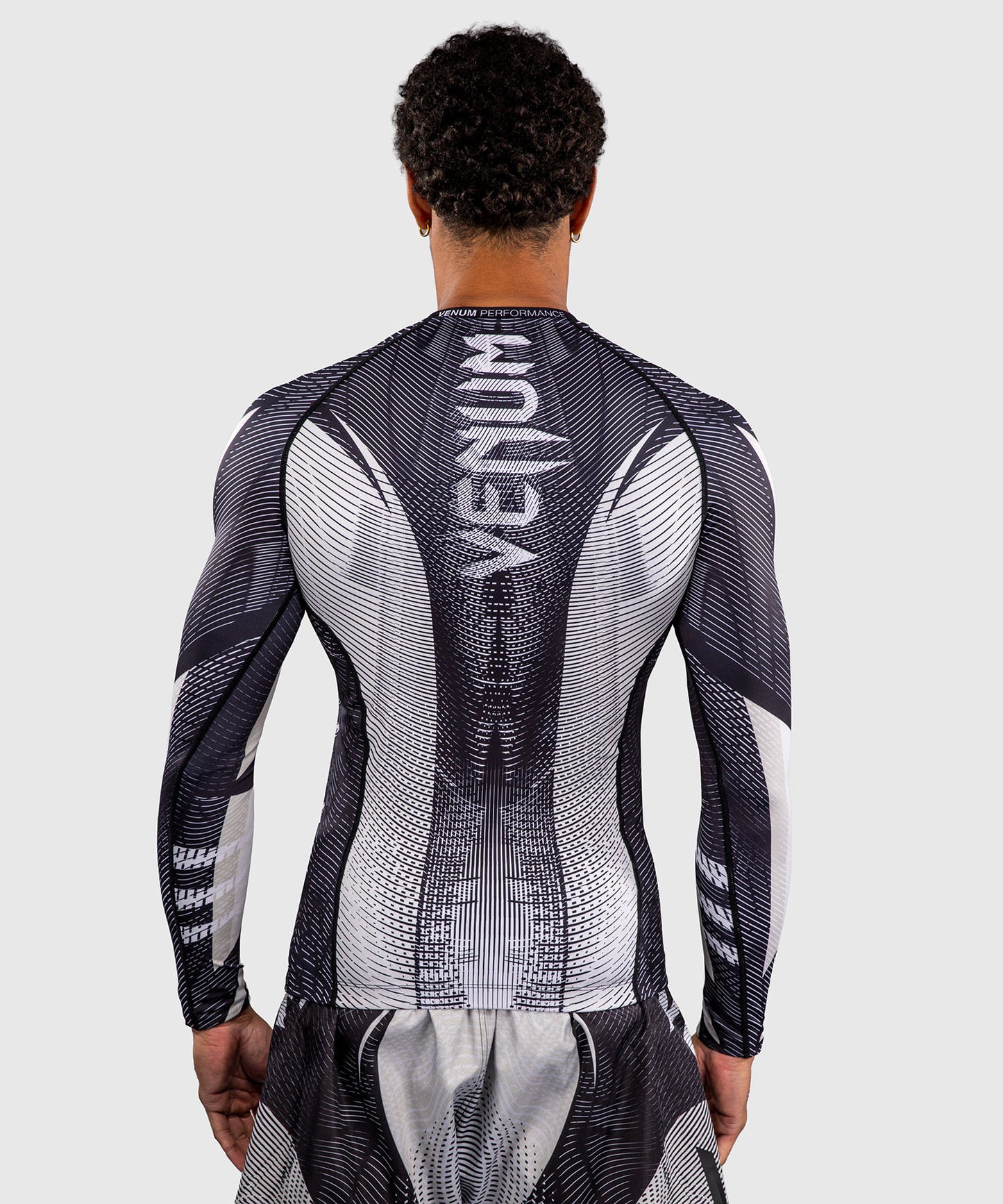 Venum Galactic 3.0 Long Sleeve Rashguard - Off-White/Black