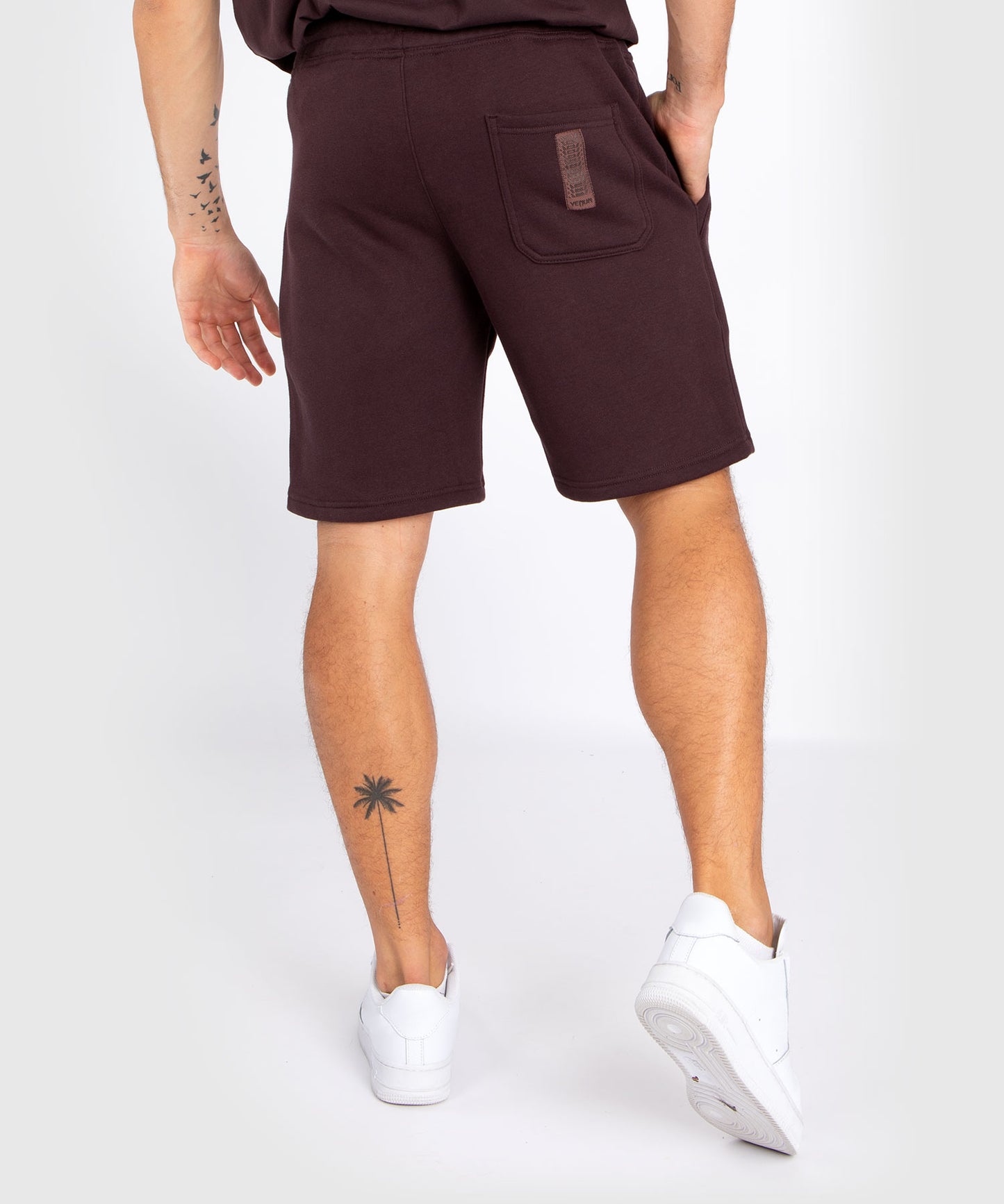 Short en coton Venum Silent Power - Marron foncé