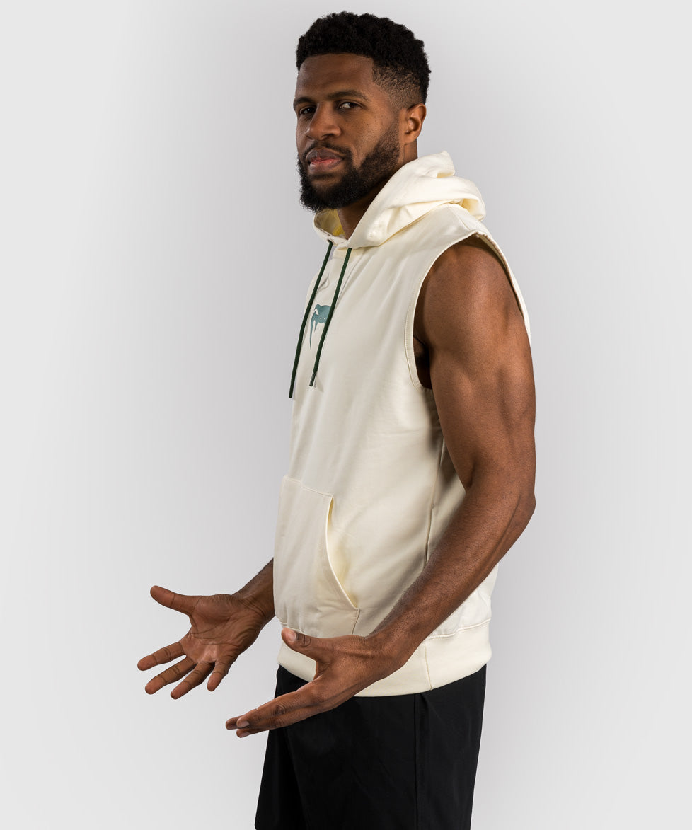 Sweats à capuche sans manches Venum Sparring - Vanille