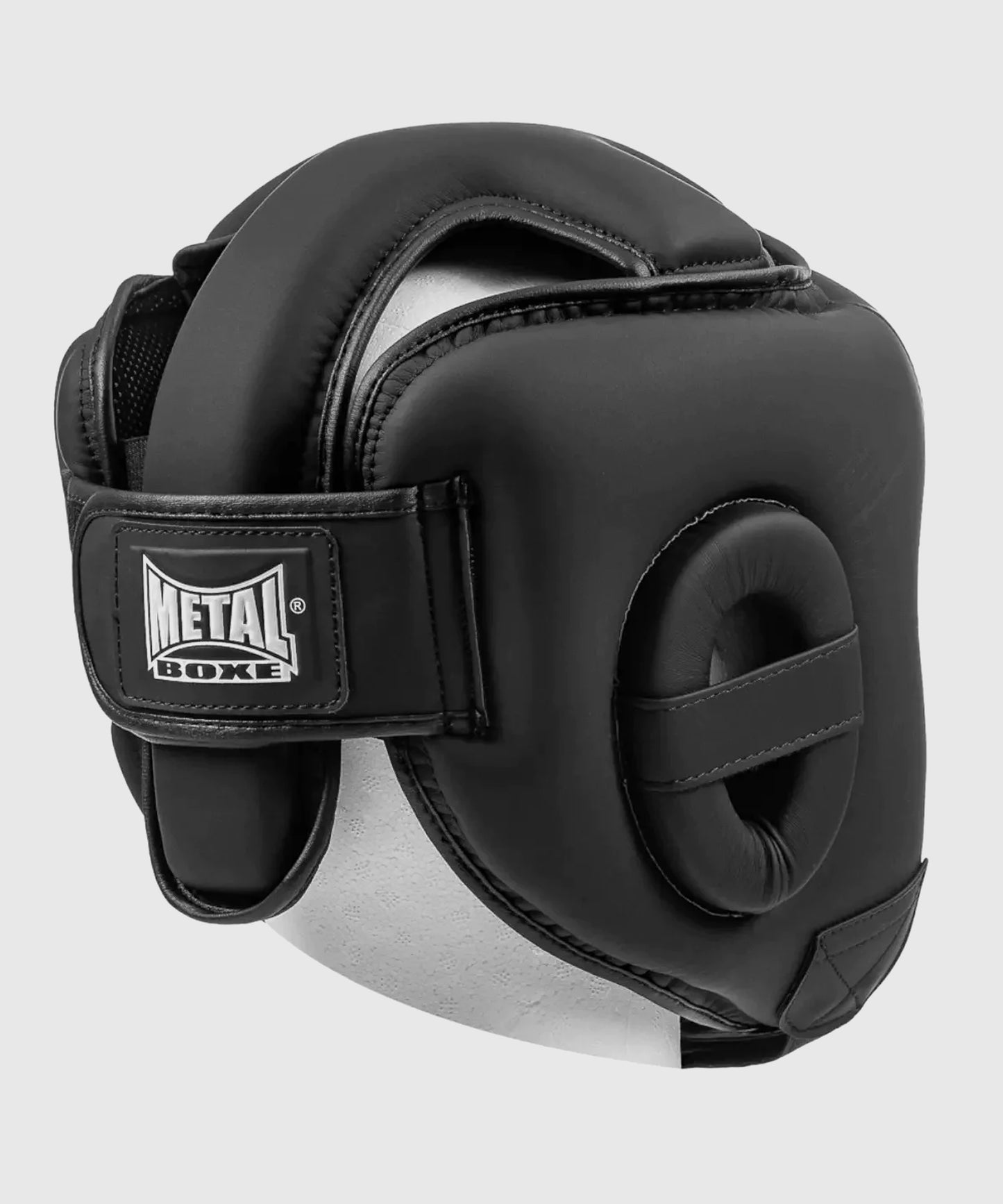 Casque de Metal Boxe Compétition - Noir