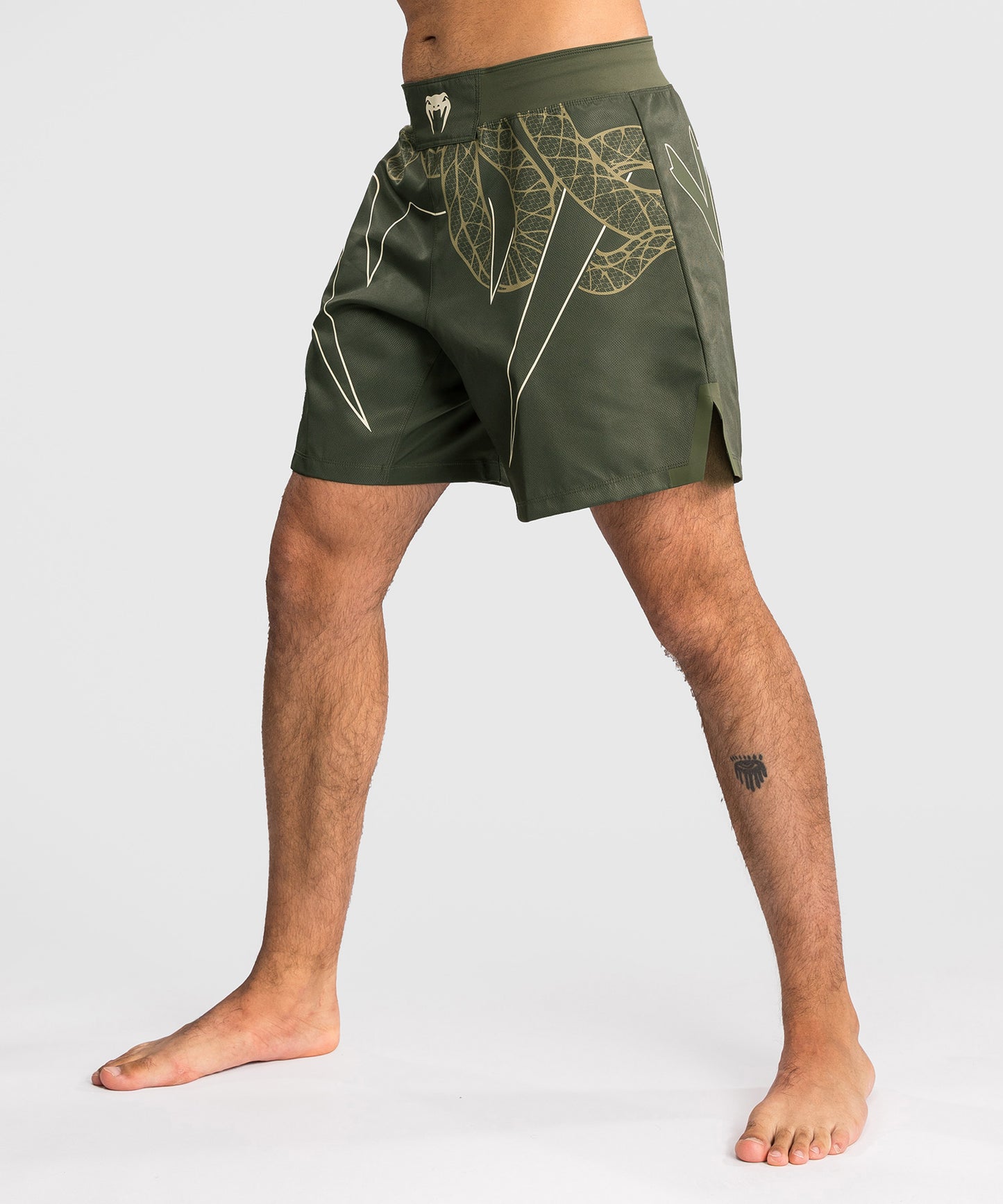 Short de Combat Venum Serpenti – Kaki/Bronze/Ivoire