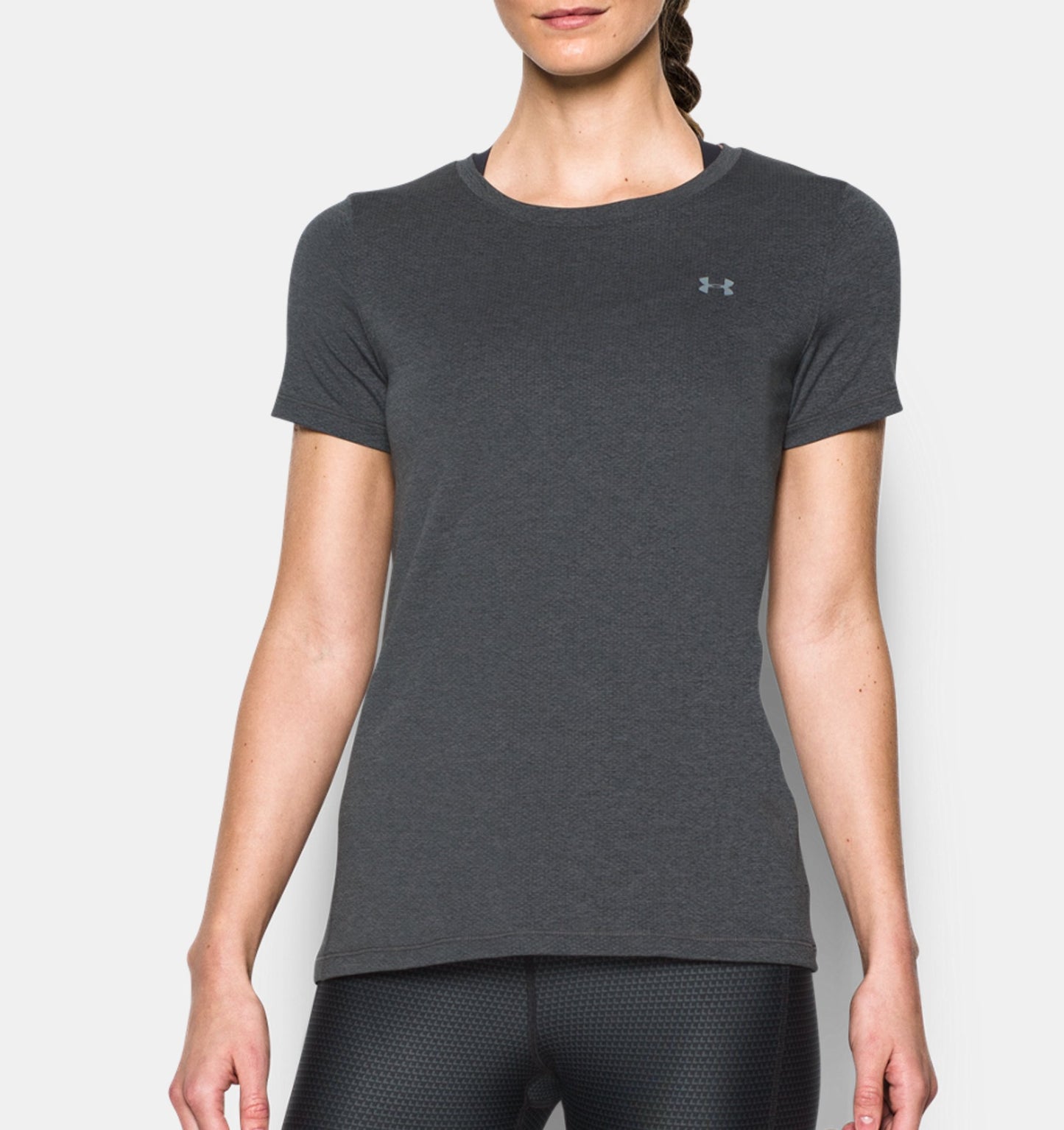 T-shirt Femme Under Armour Heatgear® Armour - Gris