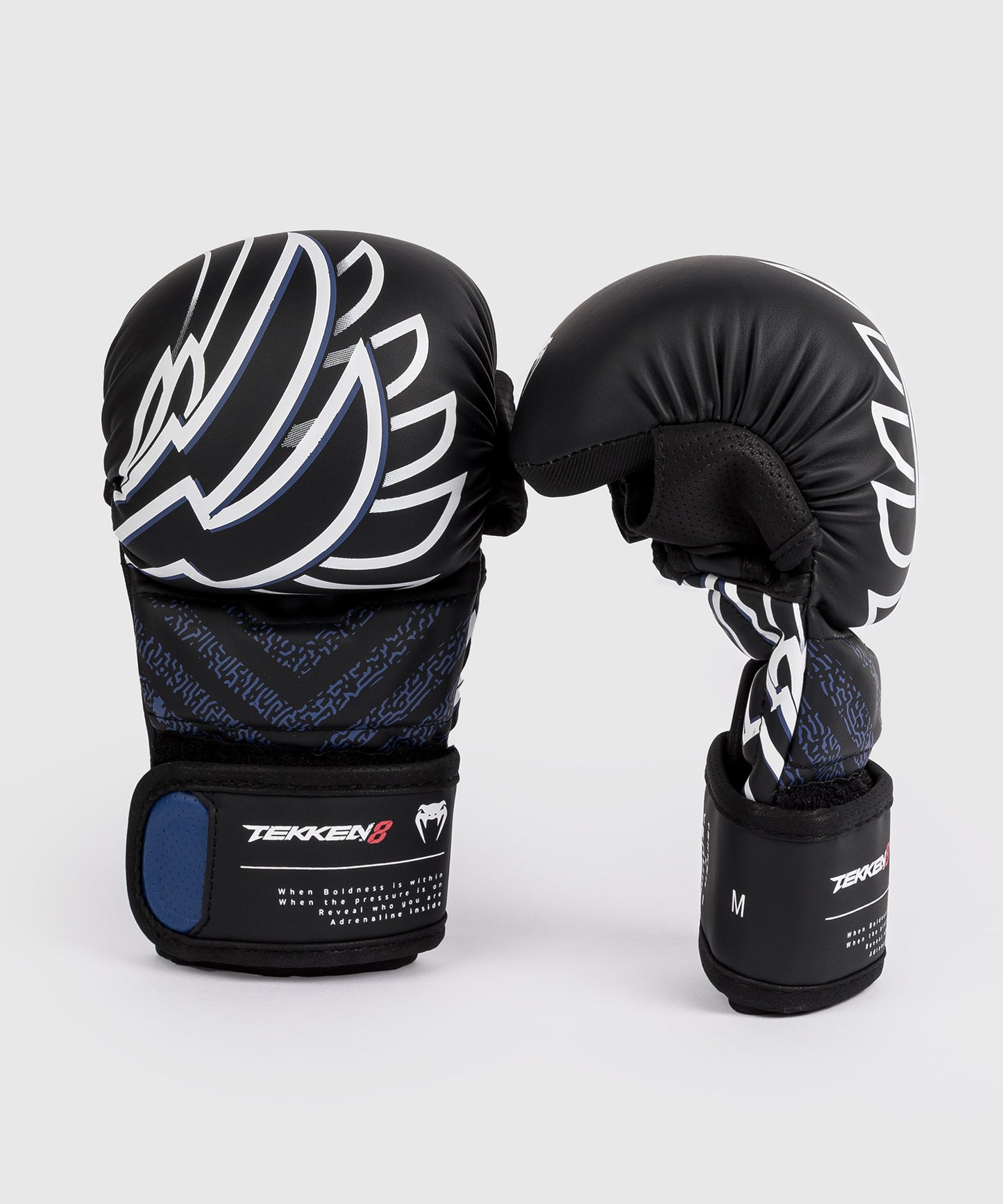 Venum x Tekken 8 MMA Sparring Gloves - Jin Kazama - Blue/Black/White