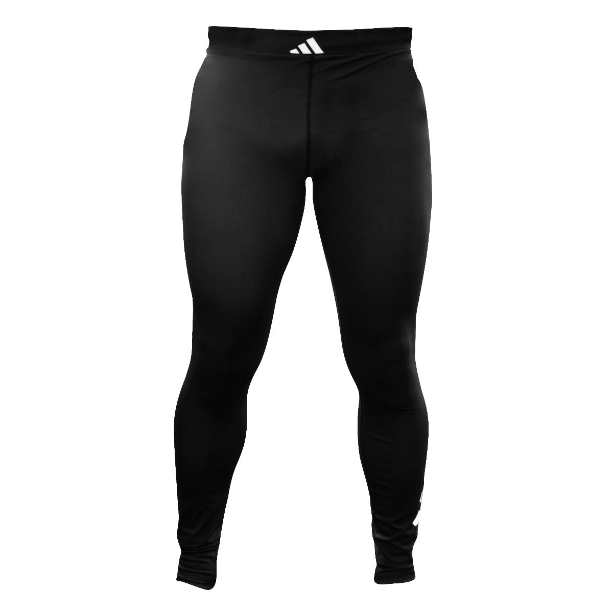 Adidas Kompressionshose - Schwarz/Weiß