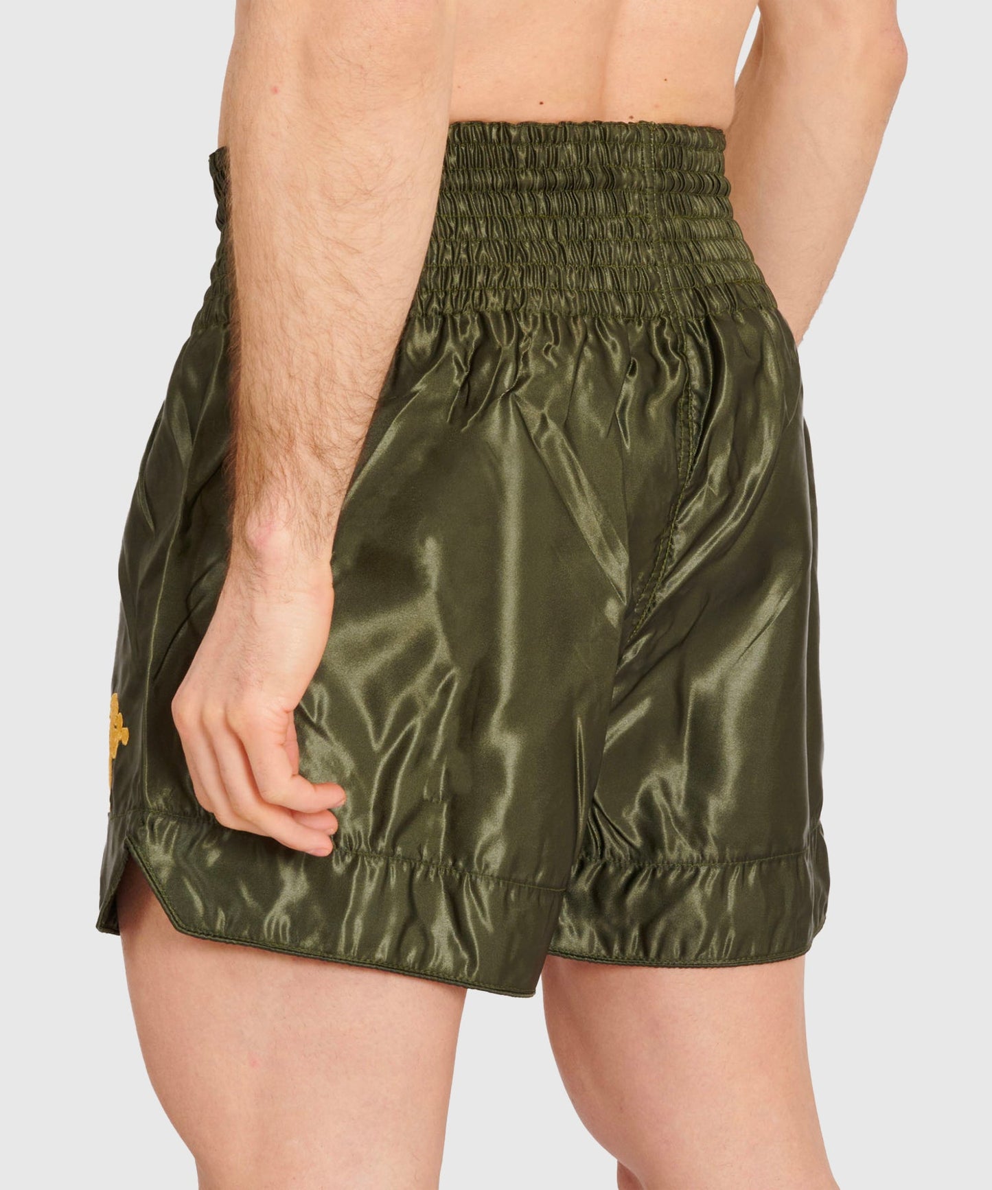 Leone Basic Muay Thai Shorts - Khaki