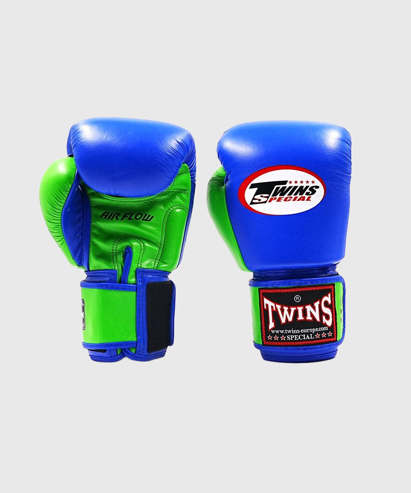 Gants De Boxe Twins Bgvl3 Air - Bleu/Vert