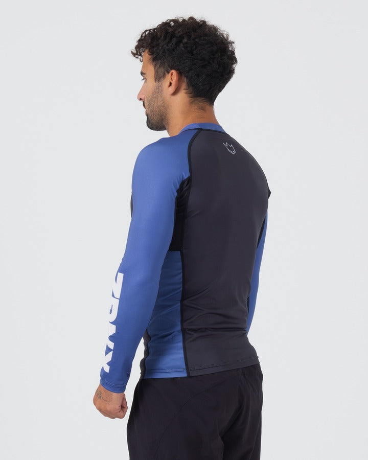 Kingz Ranked Performance V2 Langarm-Rashguard - Blau