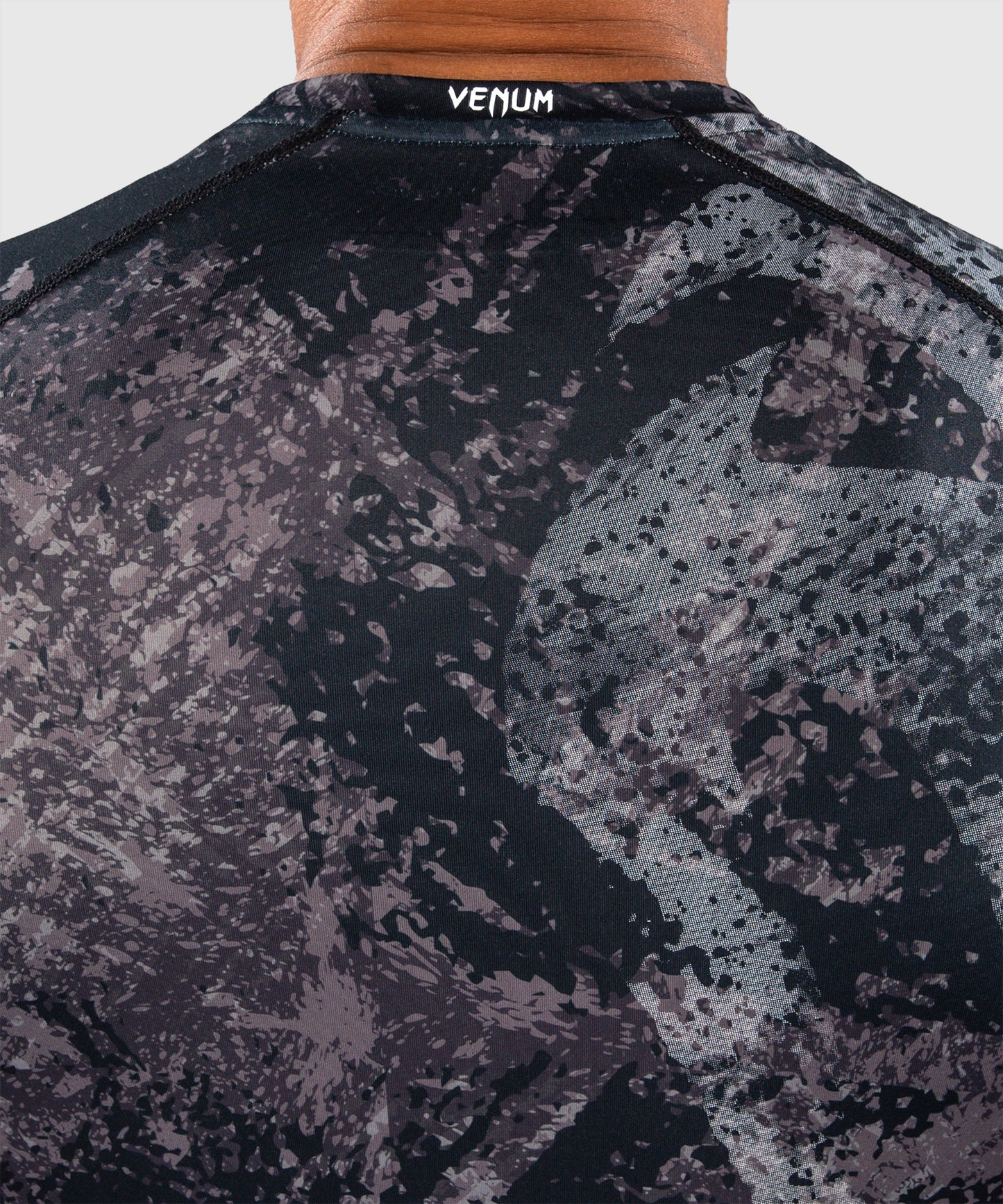 Venum Rage & Workout Short Sleeve Rashguard - Black/Grey