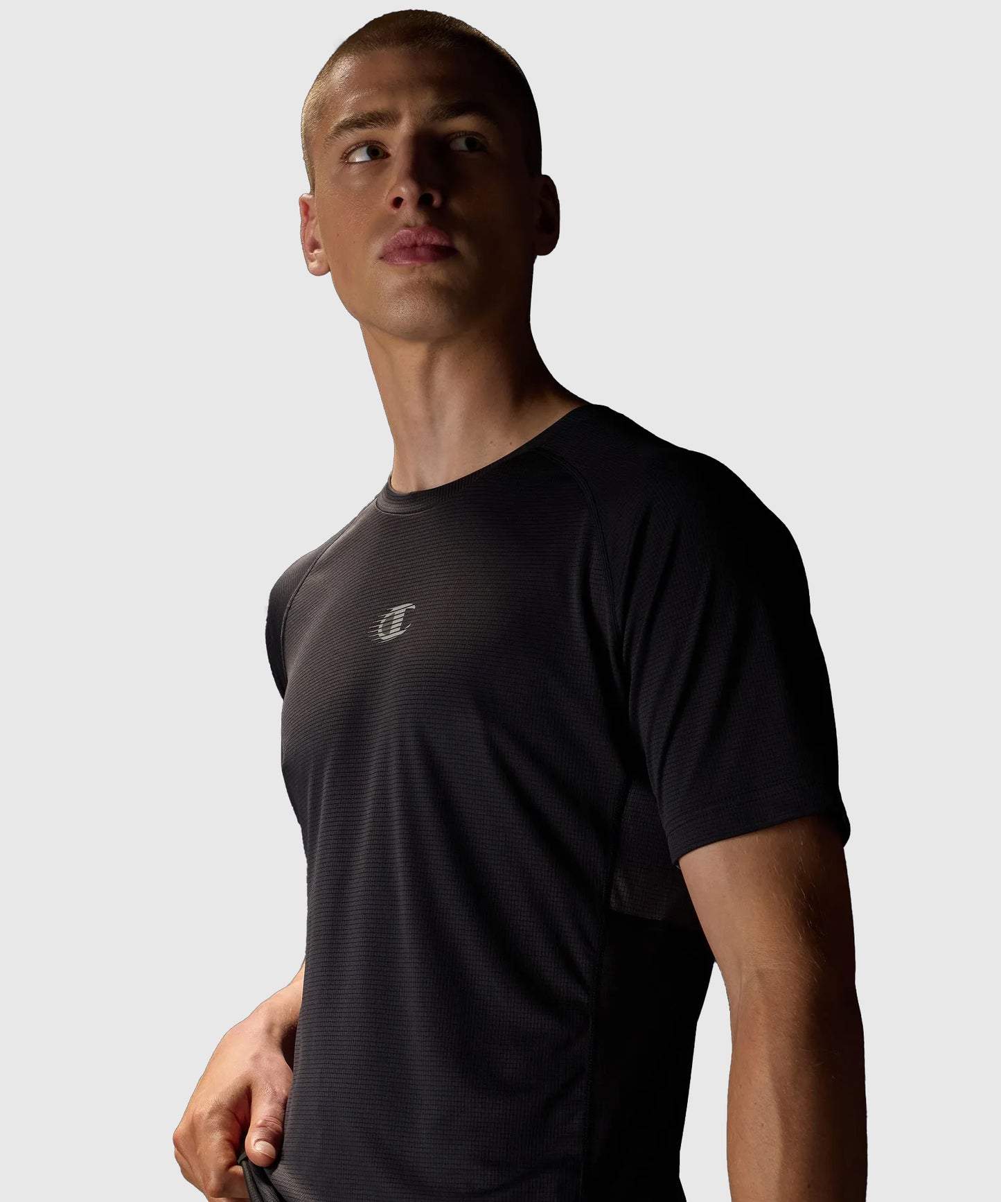 T-Shirt De Sport Champion Sportif Ergonomique - Noir/Gris