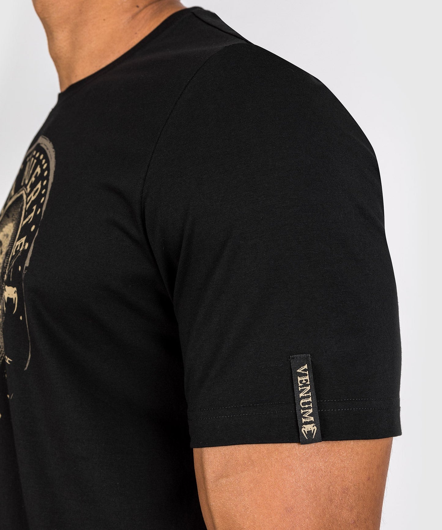 Santa Muerte Dark Side Venum T-shirt - Black/Brown