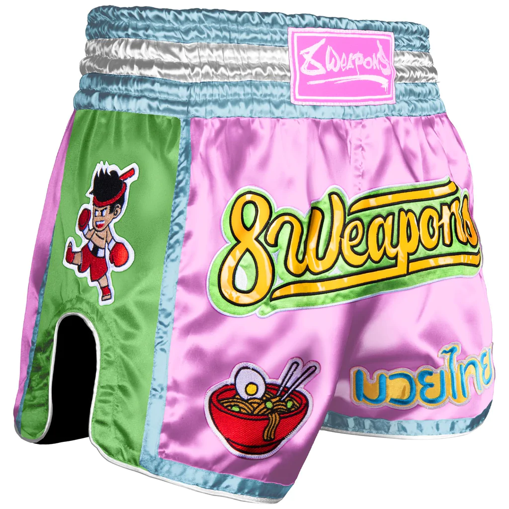 SHORT DE MUAY THAI 8 WEAPONS YUMMY - ROSE