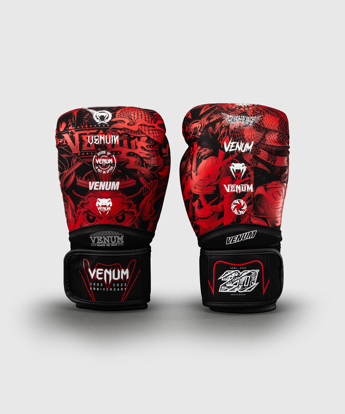 Venum 20th Anniversary Boxing Gloves - Black/Red