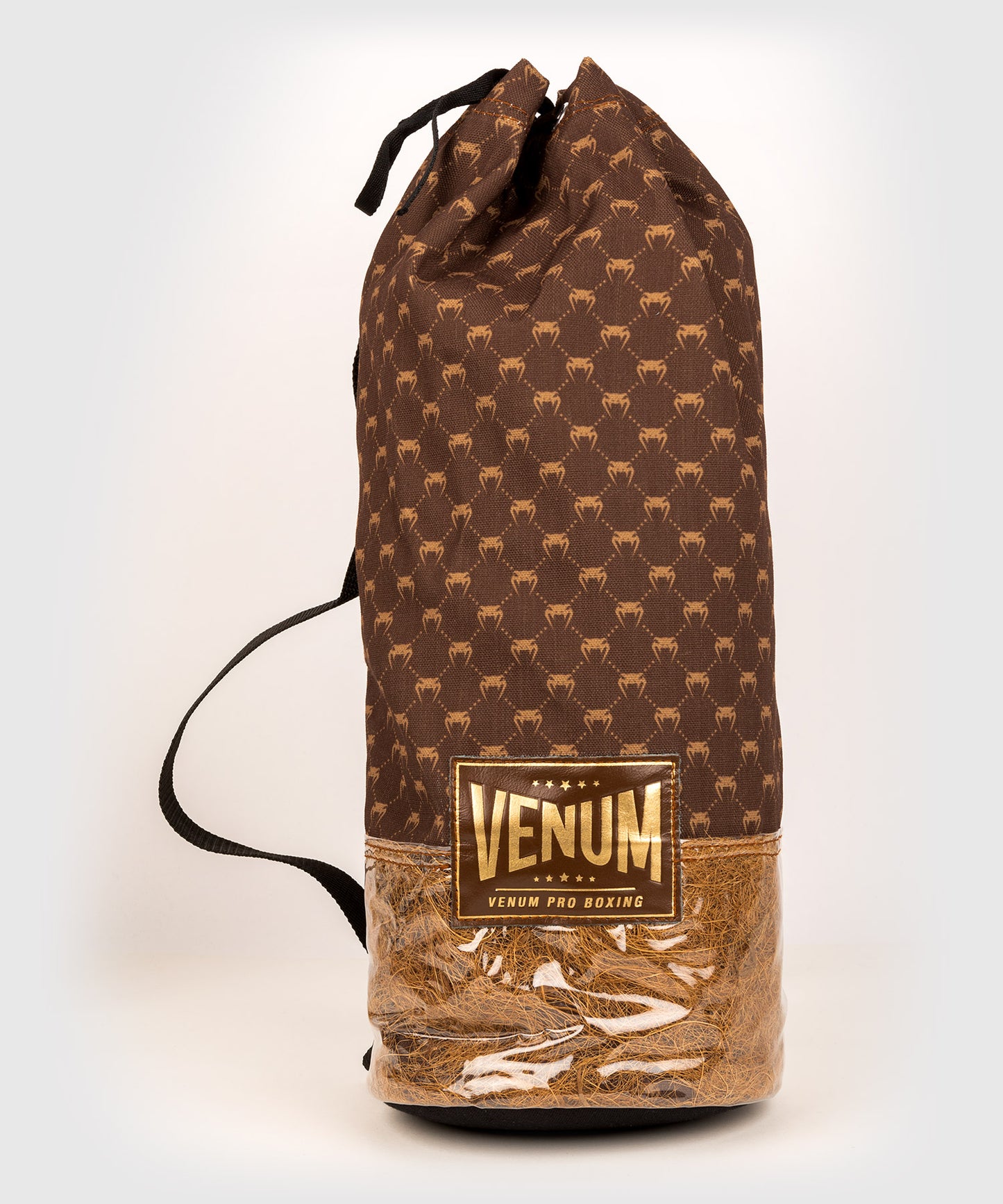 Gants de Boxe Pro avec Lacets Venum Coco Monogram - Marron Grizzly