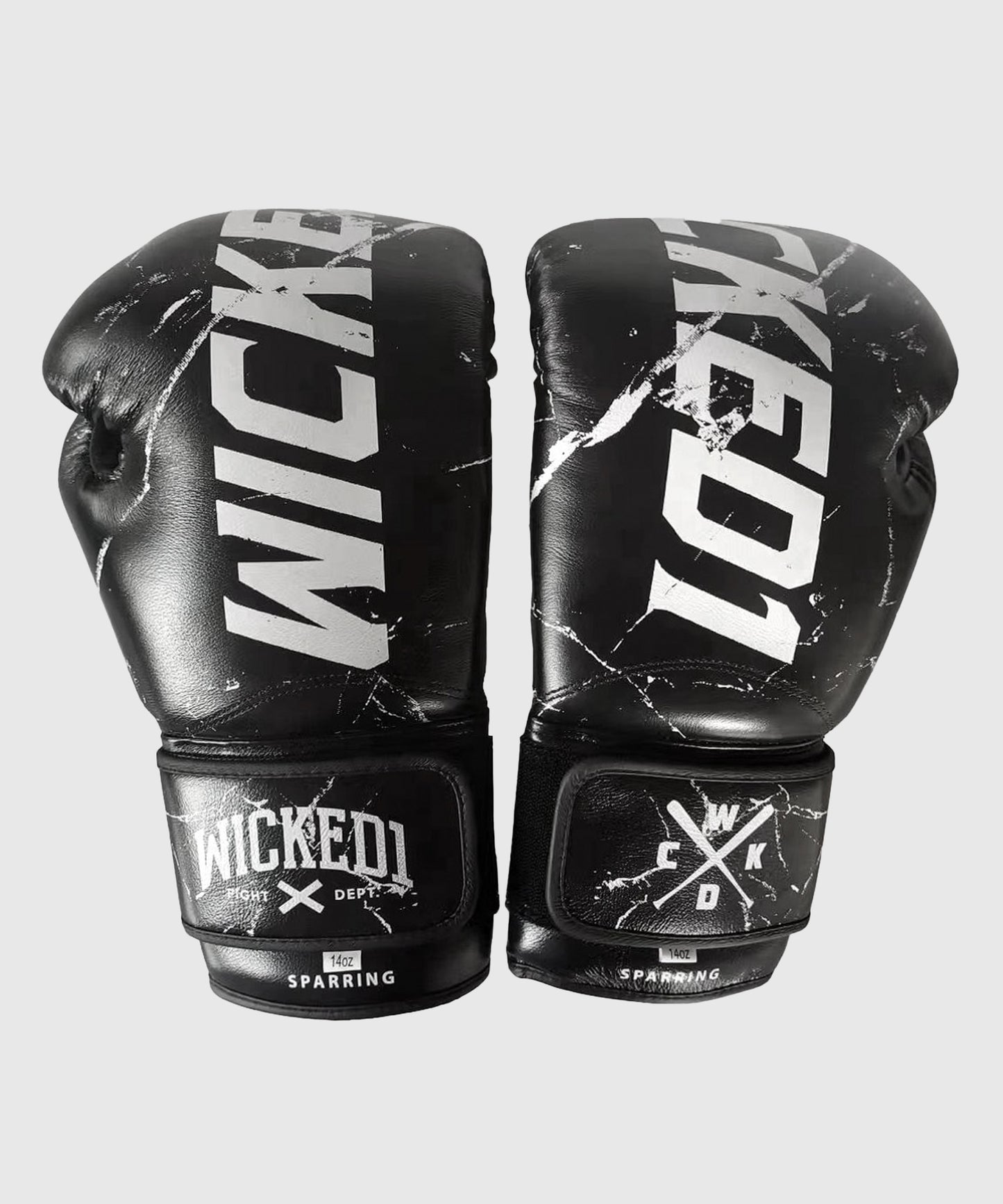 Wicked One Right MMA-Sparring-Handschuhe - Schwarz/Rot