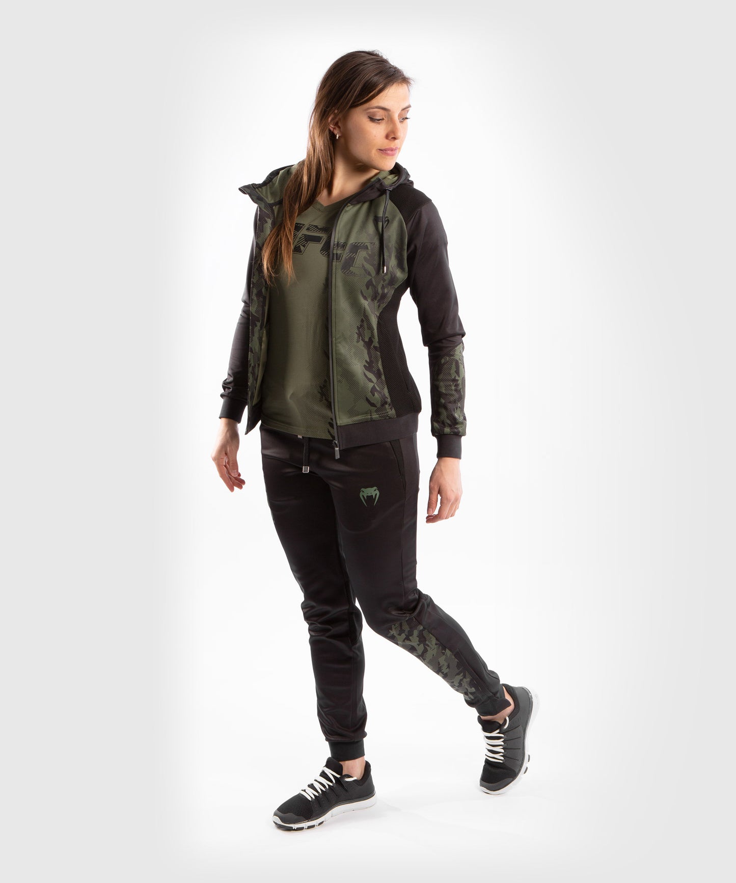 Pantalon de Jogging Femme UFC Venum Authentic Fight Week - Kaki