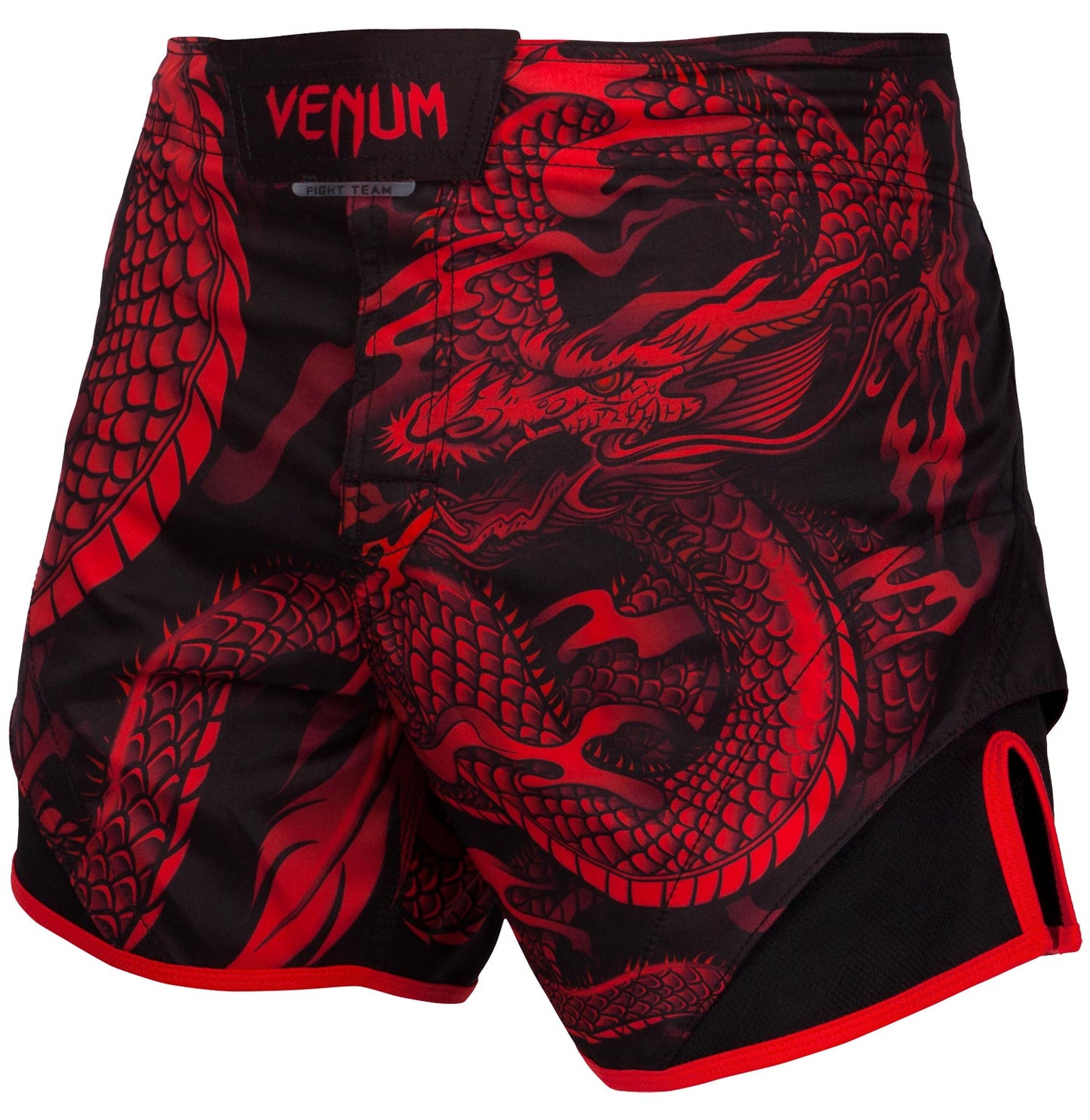 Venum Dragon's Flight short fightshorts - Black/Red