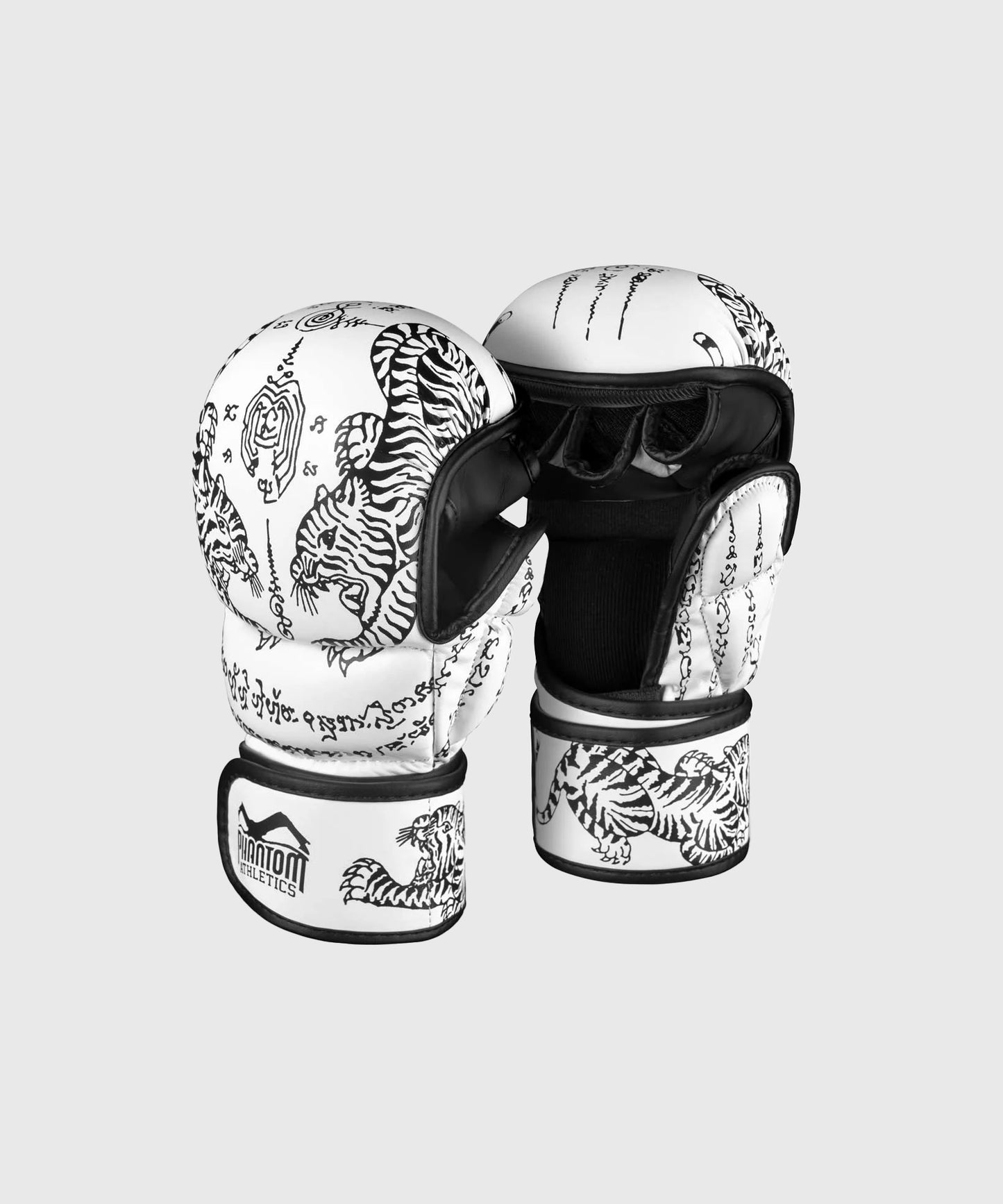 Gants De Sparring Mma Phantom Athletics Muay Thaï - Blanc