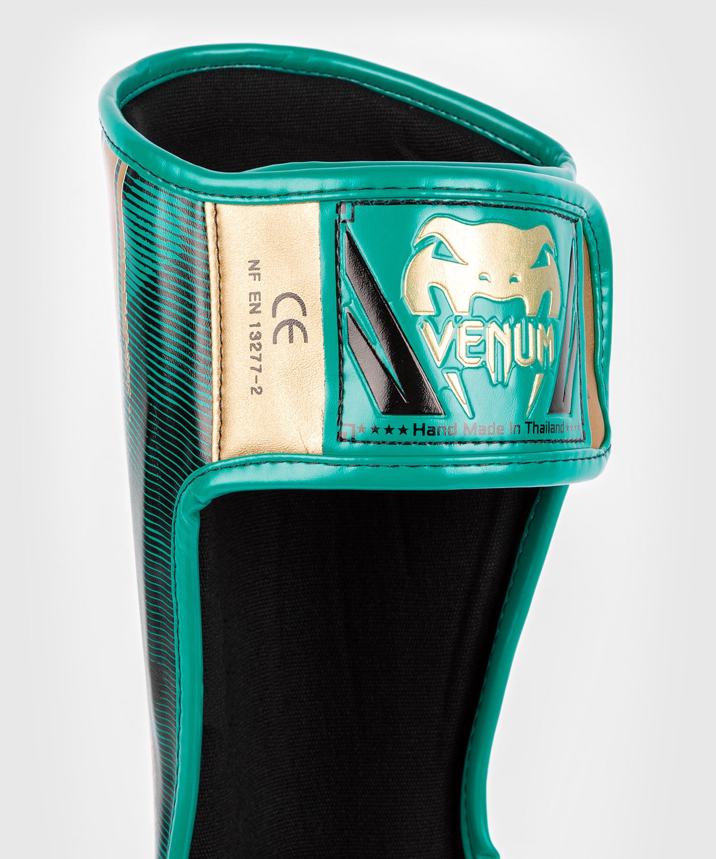 Venum WBC Muay Thai Shin Guards - Black/Green