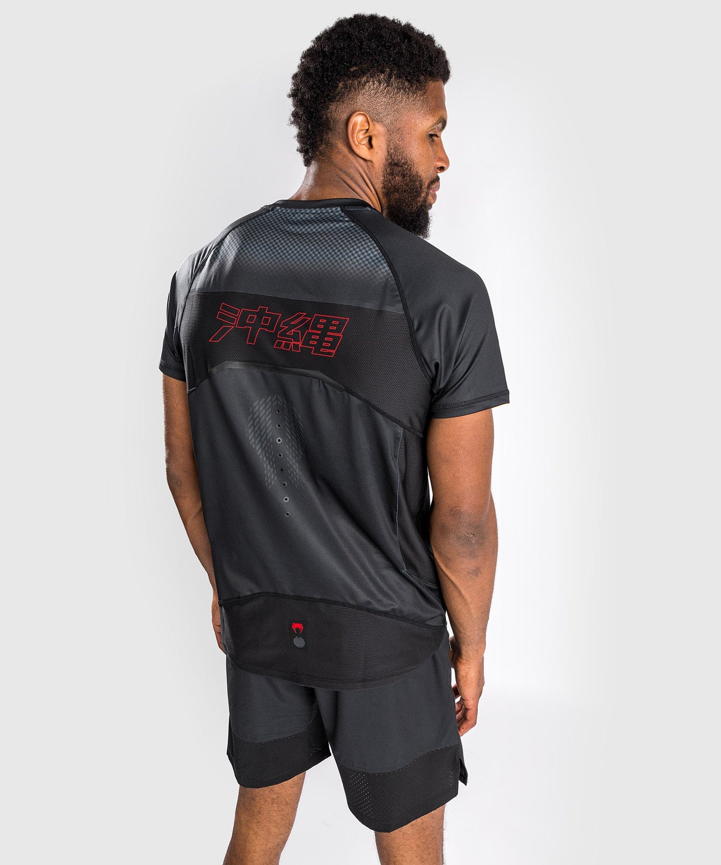 Dry tech T-shirt - Short Sleeve - Venum Okinawa 3.0 - Black/Red