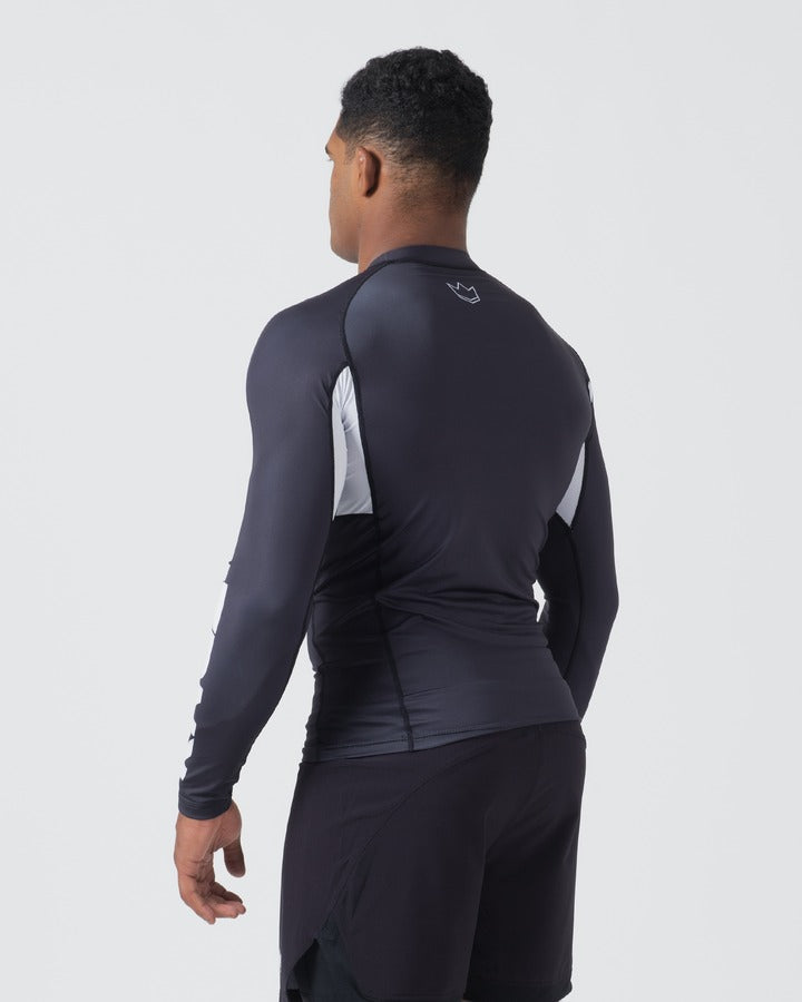 Rashguard À Manches Longues Kingz Ranked Performance V2 - Noir