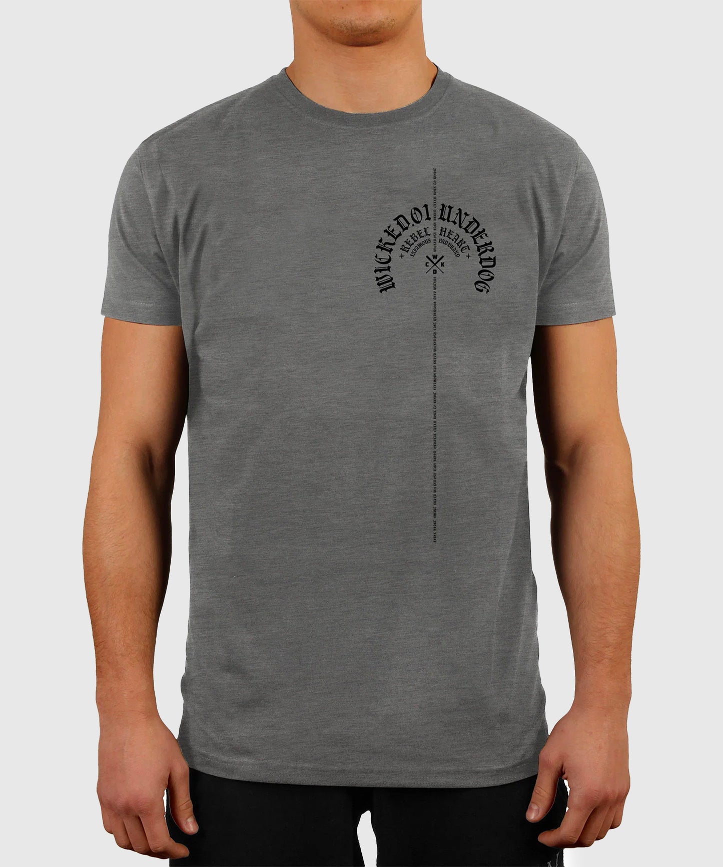T-shirt WICKED ONE Chains - Gris