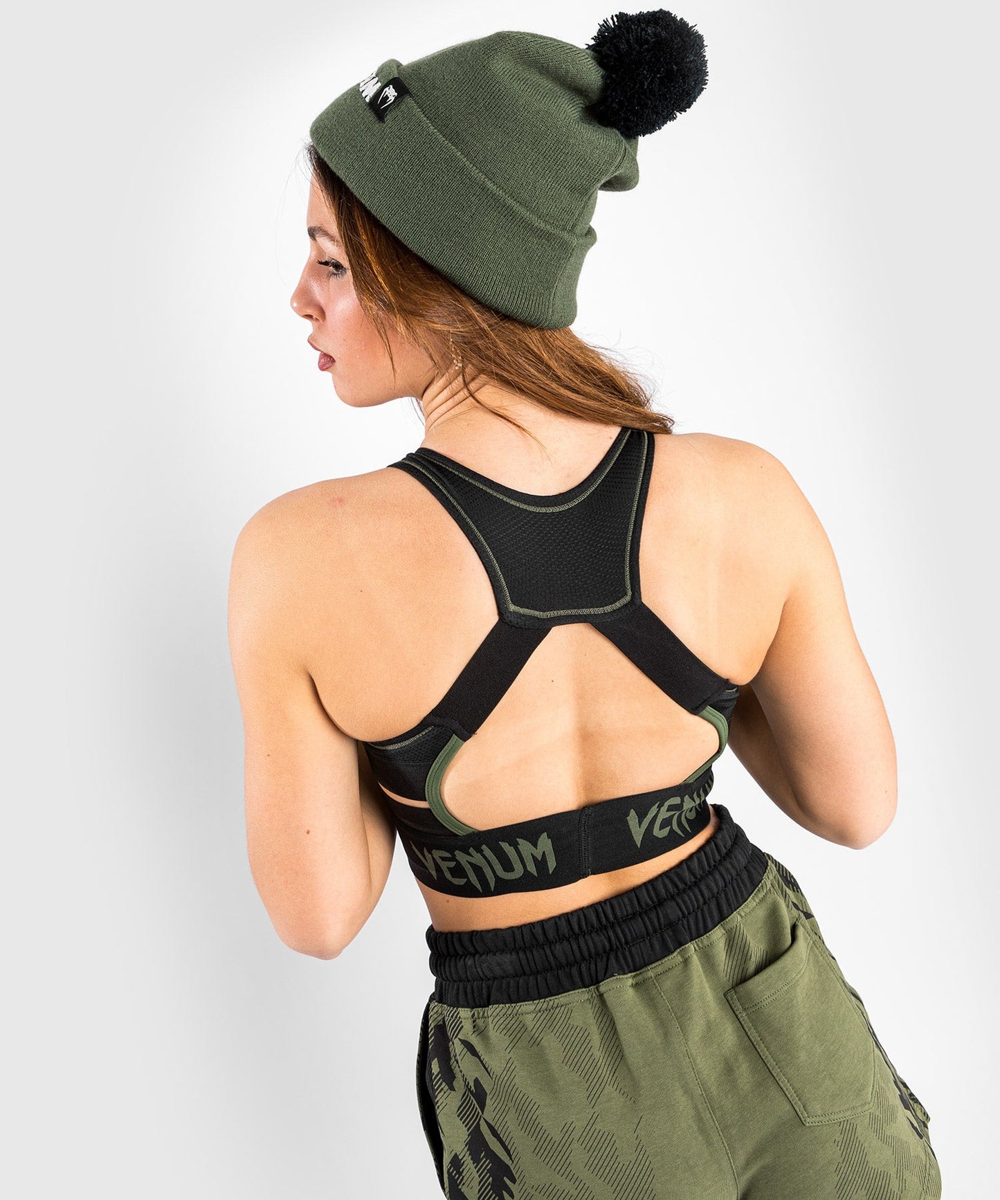 Brassière de Pesée Femme UFC Venum Authentic Fight Week - Kaki
