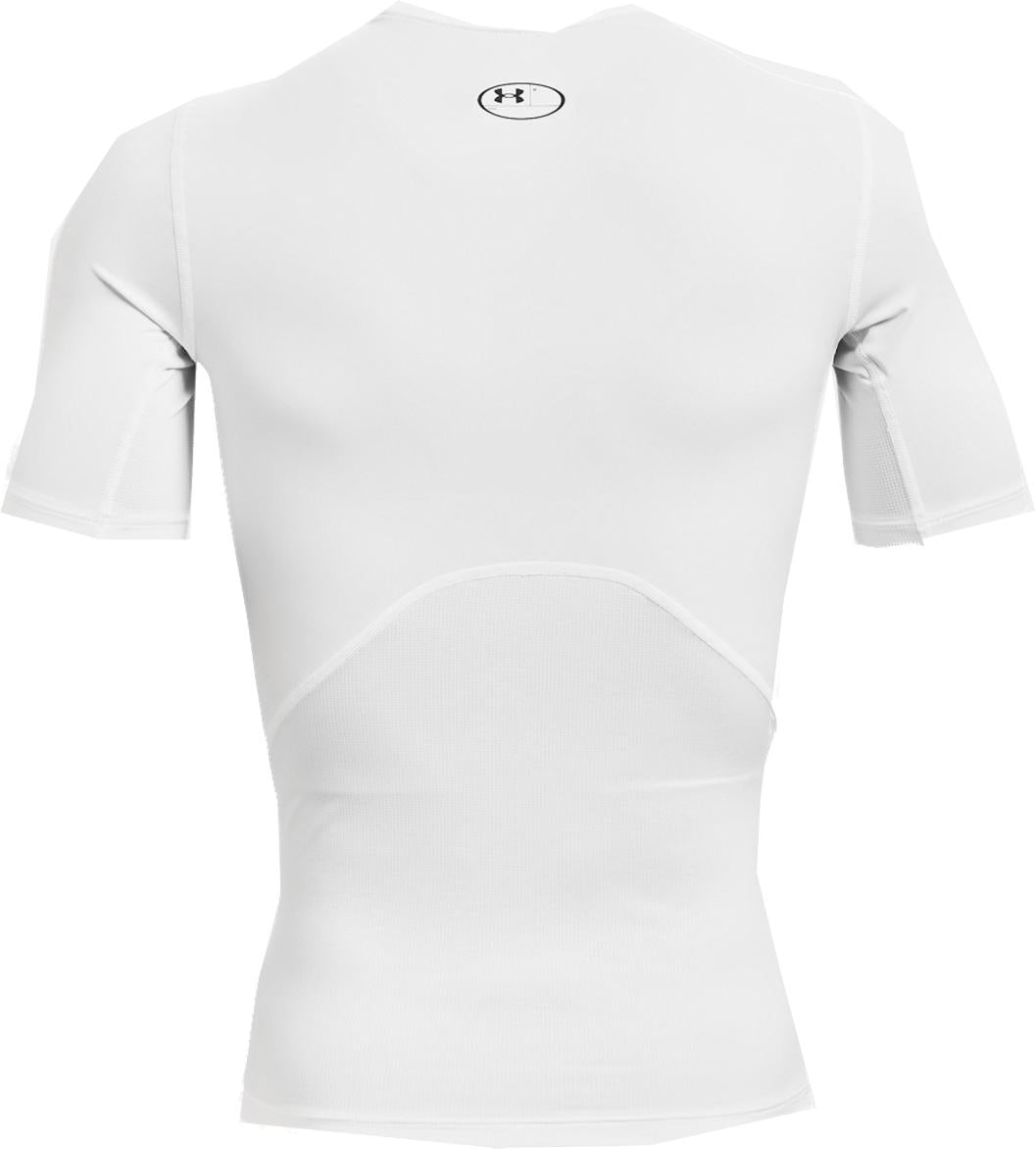T-shirt Under Armour HeatGear® Armour - Manches Courtes - Blanc