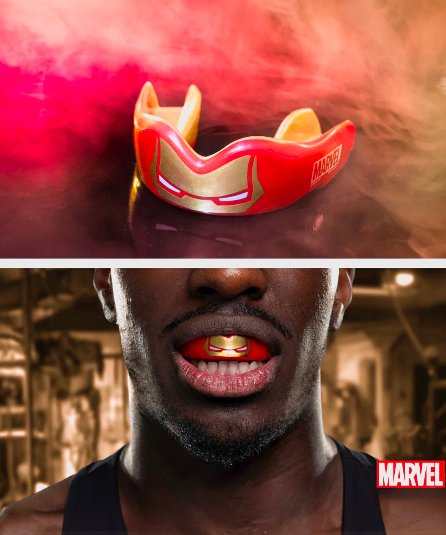 Protège-Dents Safejawz Marvel - Iron-Man - Rouge