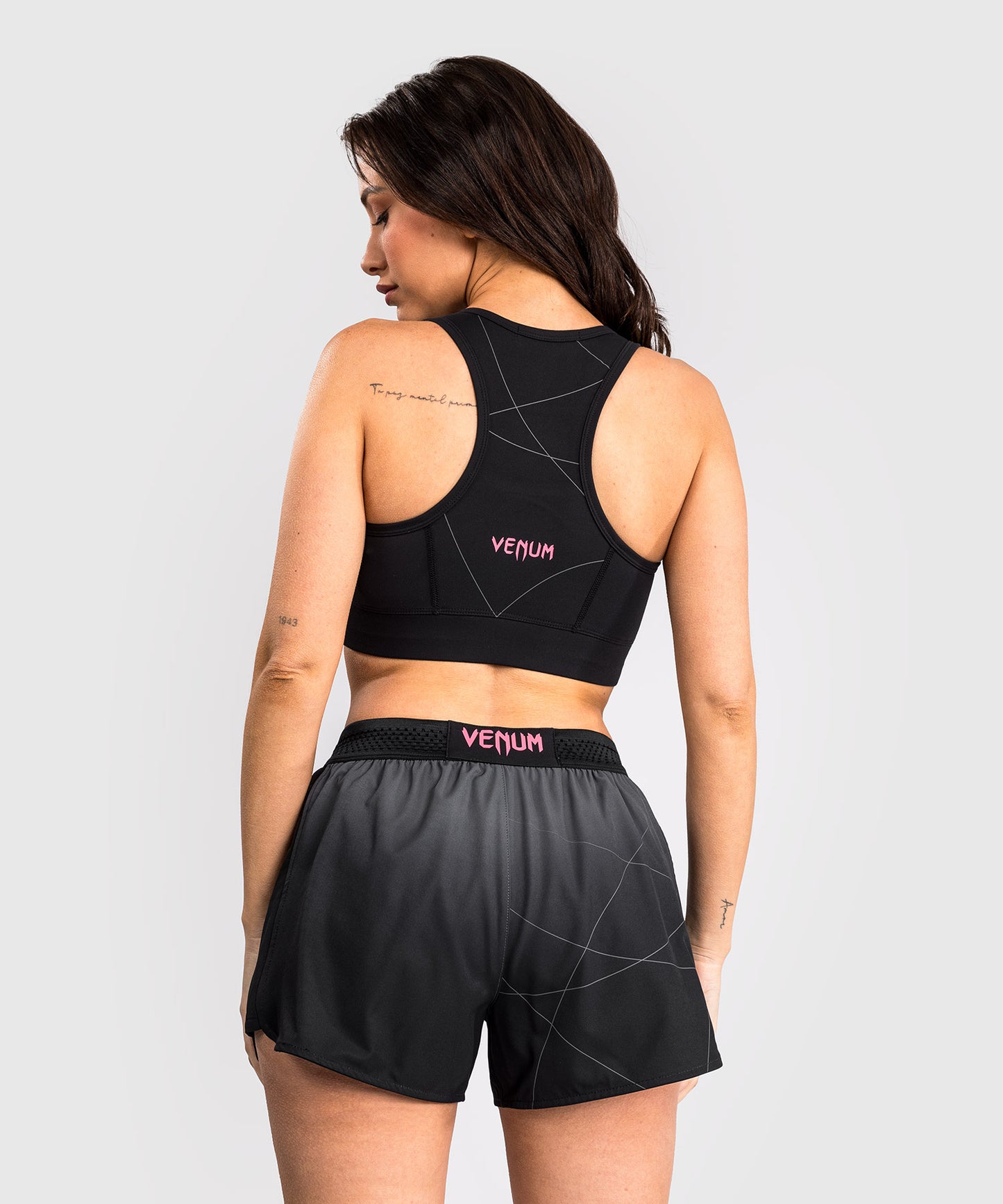 Venum Tactical XT Sports Bra - Black/Temper Storm Grey